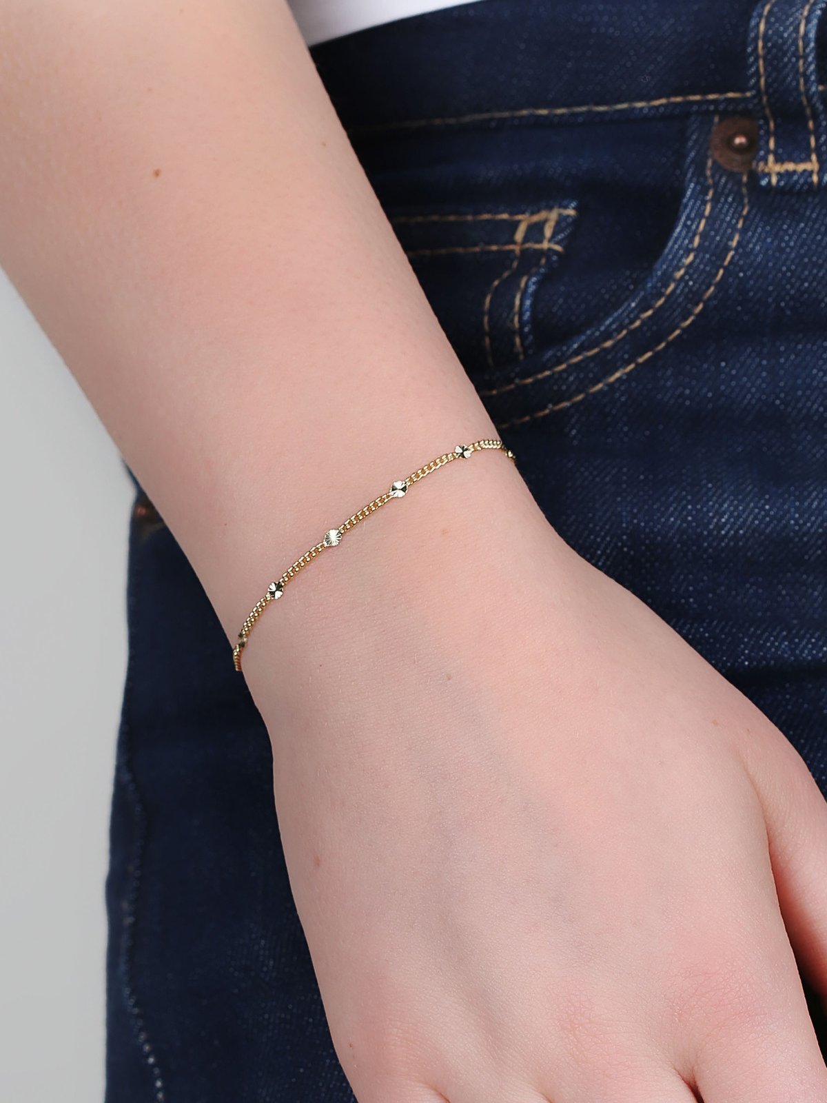 Snö Of Sweden Rule coin chain brace Gull