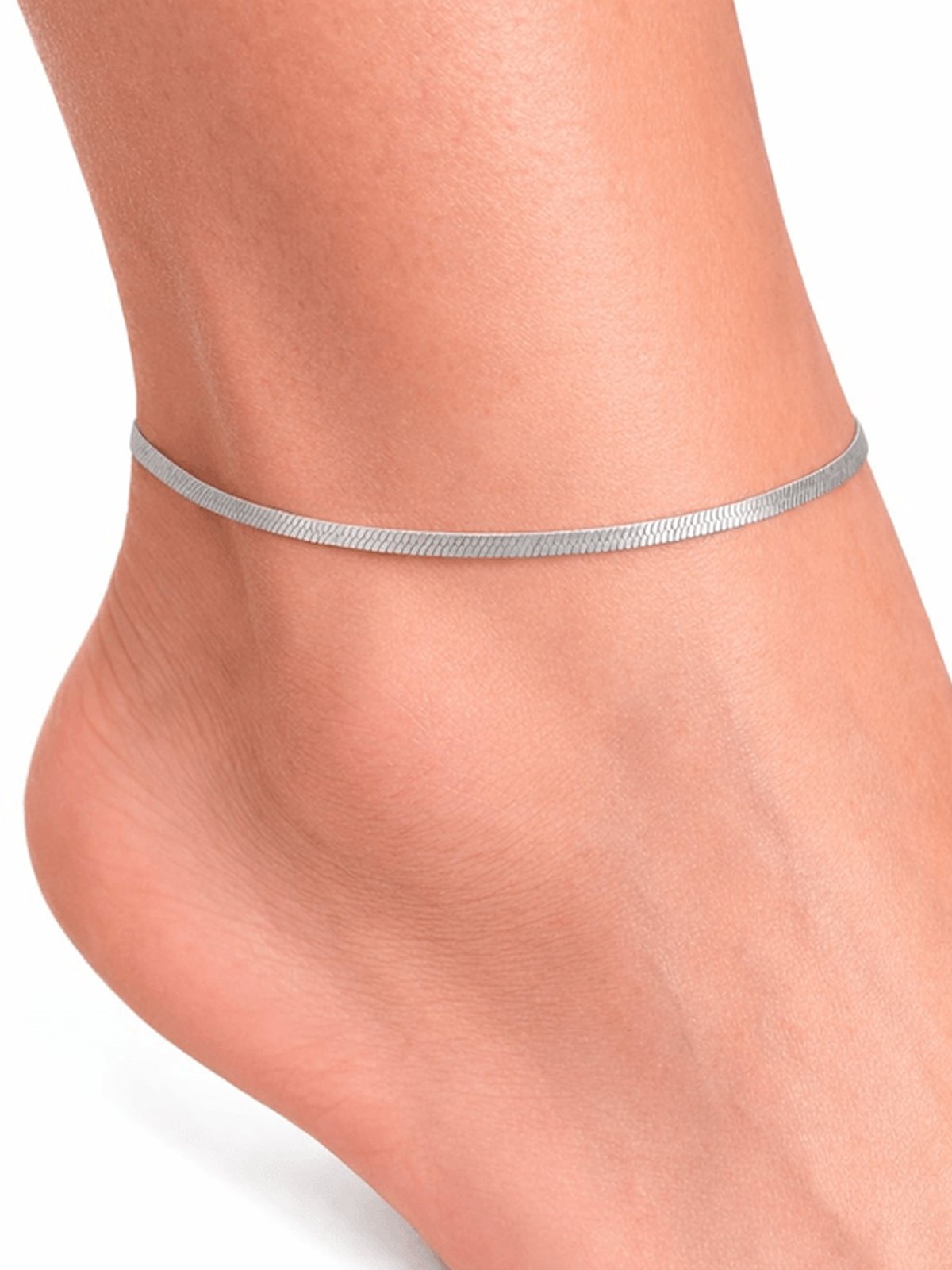 Snö Of Sweden Steel Paris Anklet Sølv