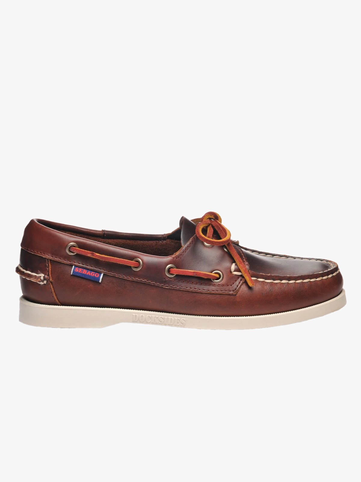 Sebago Docksides Portland Waxed W Brown