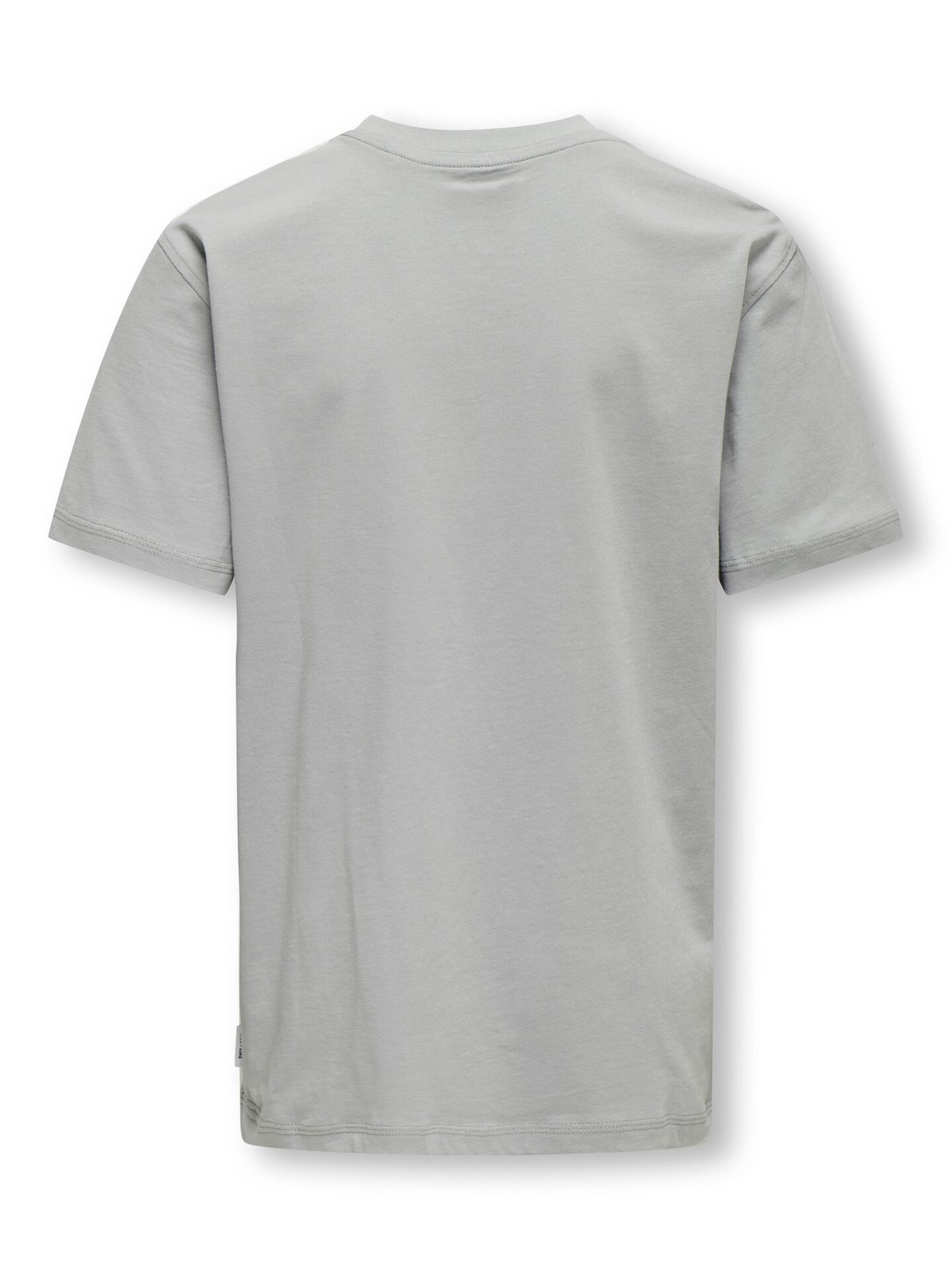 Only & Sons Jr Max Life Short Sleeve Stitch Tee Junior Ultimate Grey