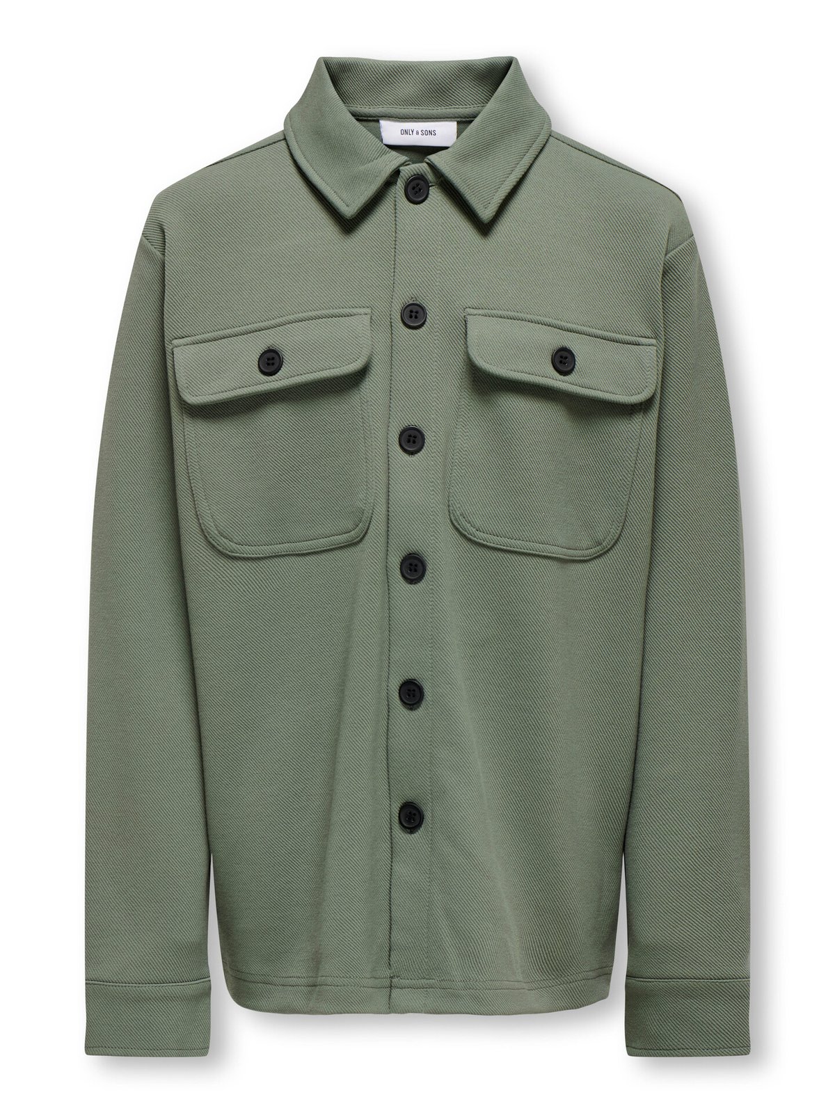 Only & Sons Jr New Kodyl Overshirt Sweat Castor Gray