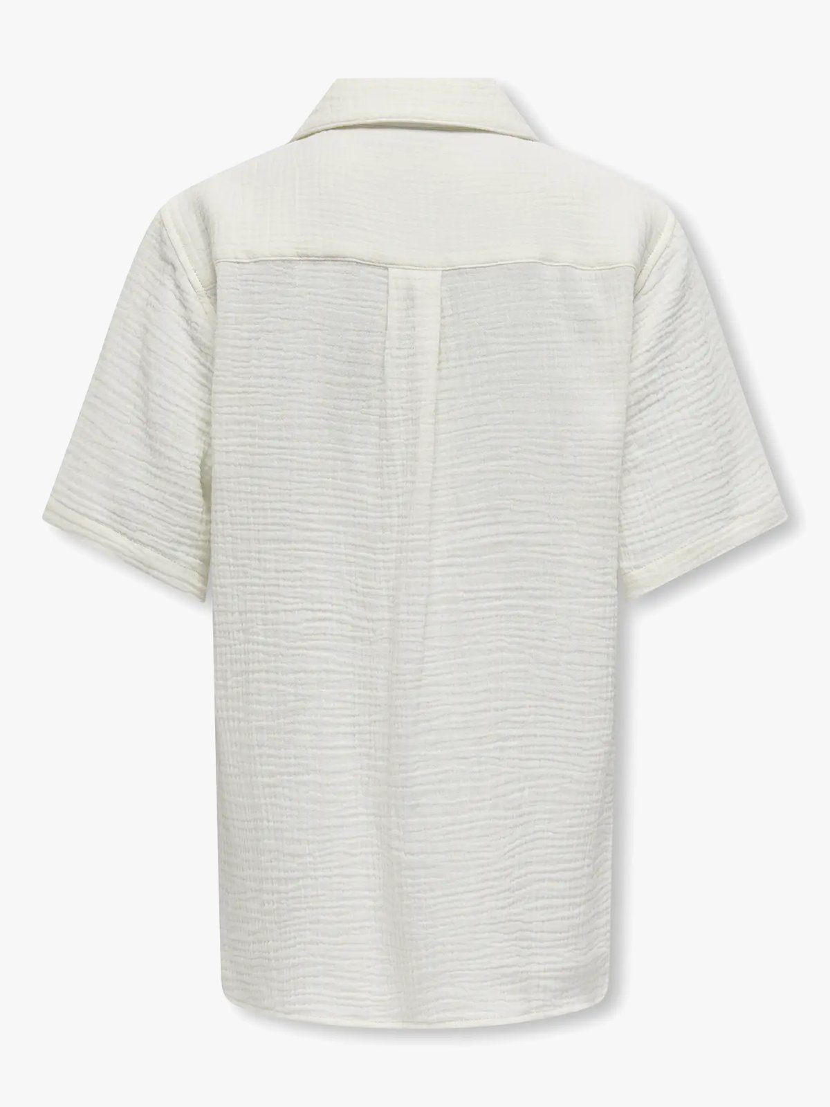 Only & Sons Jr Kyle Short Sleeve Shirt Woven Egret