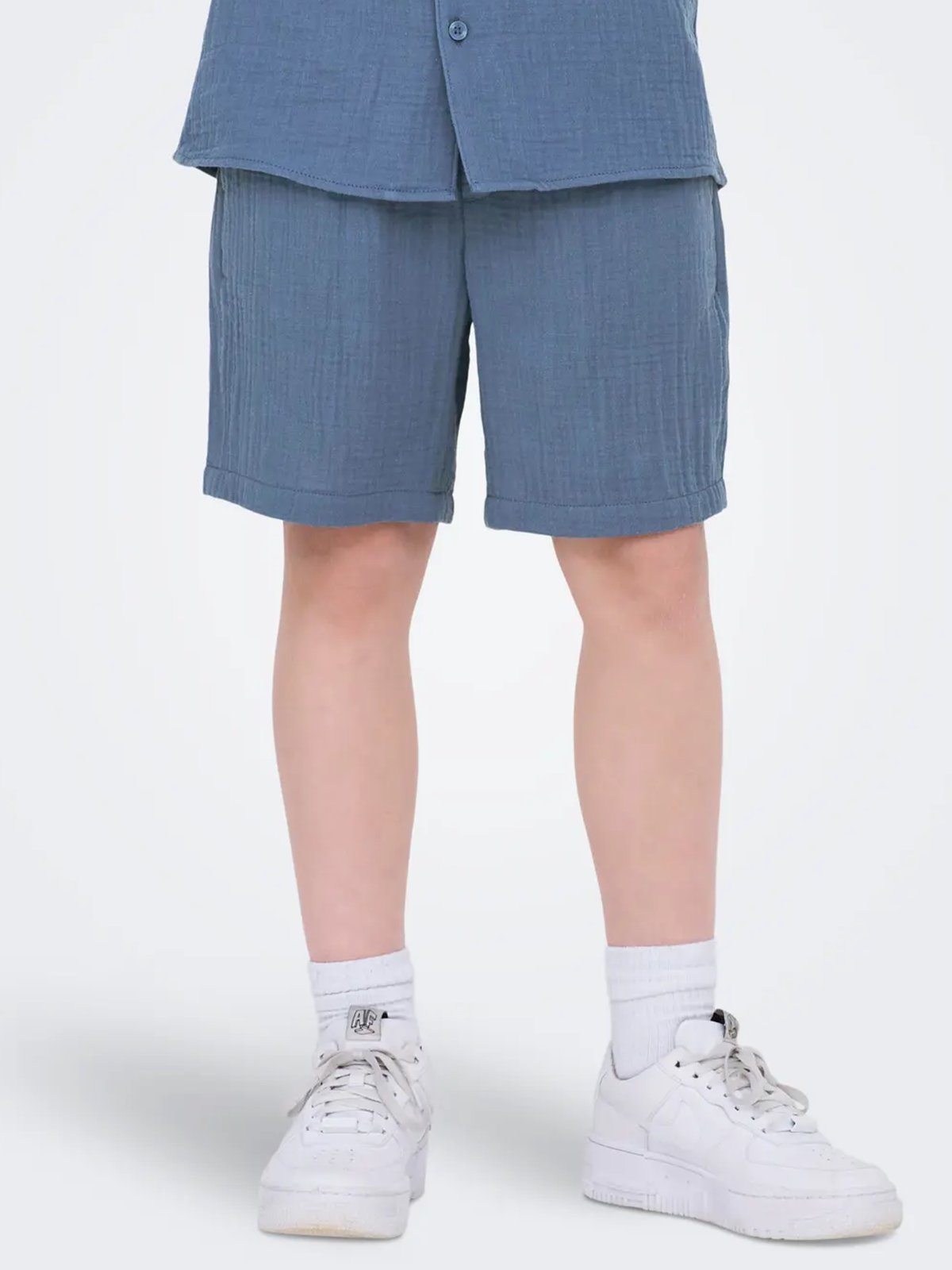 Only & Sons Jr Tel-Pas Shorts Woven Vintage Indigo