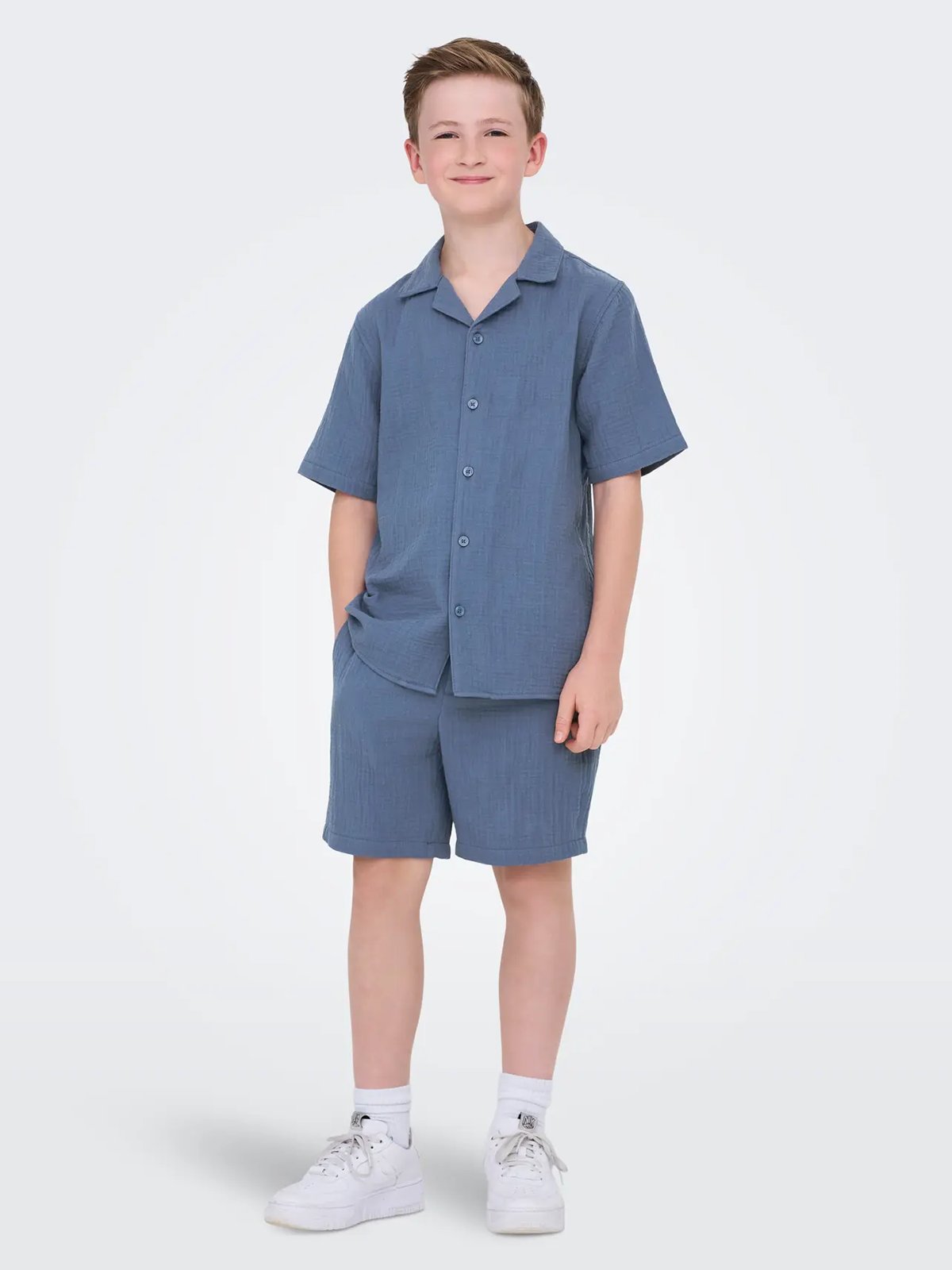 Only & Sons Jr Tel-Pas Shorts Woven Vintage Indigo