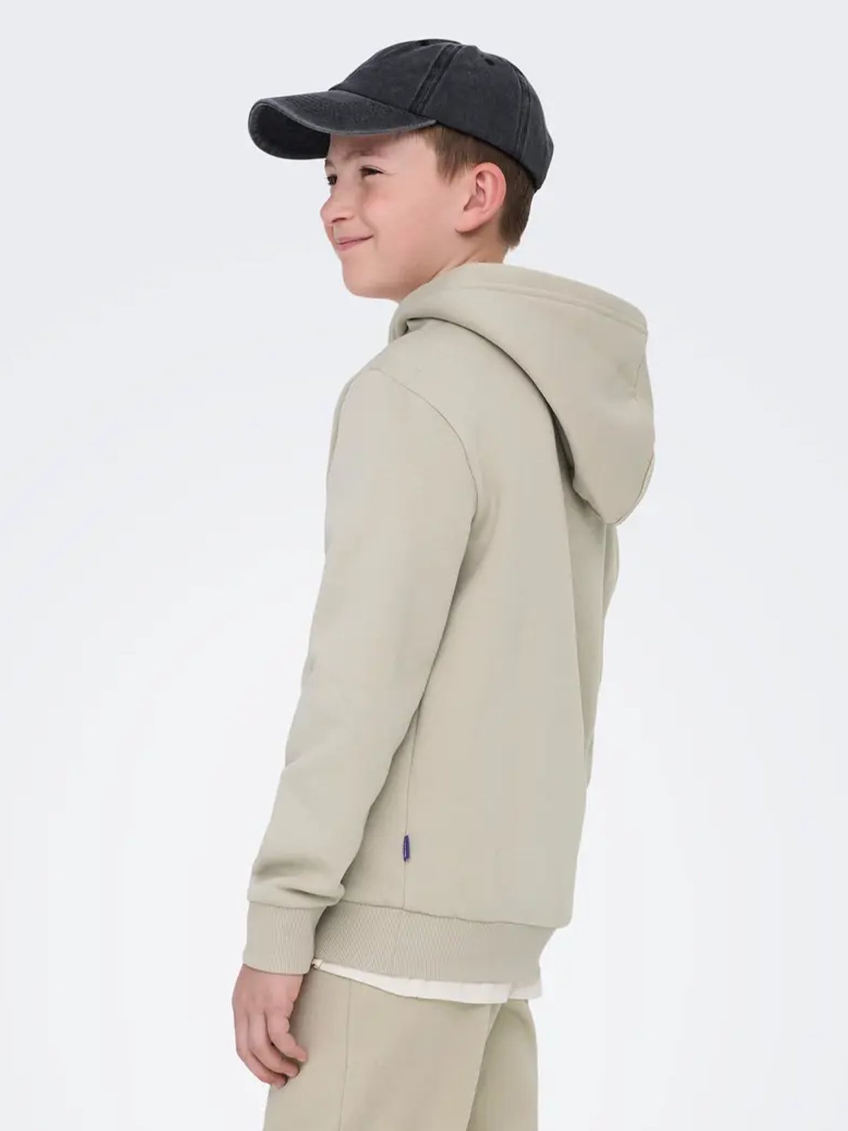 Only & Sons Jr Ceres Hoodie Sweat Silver Lining