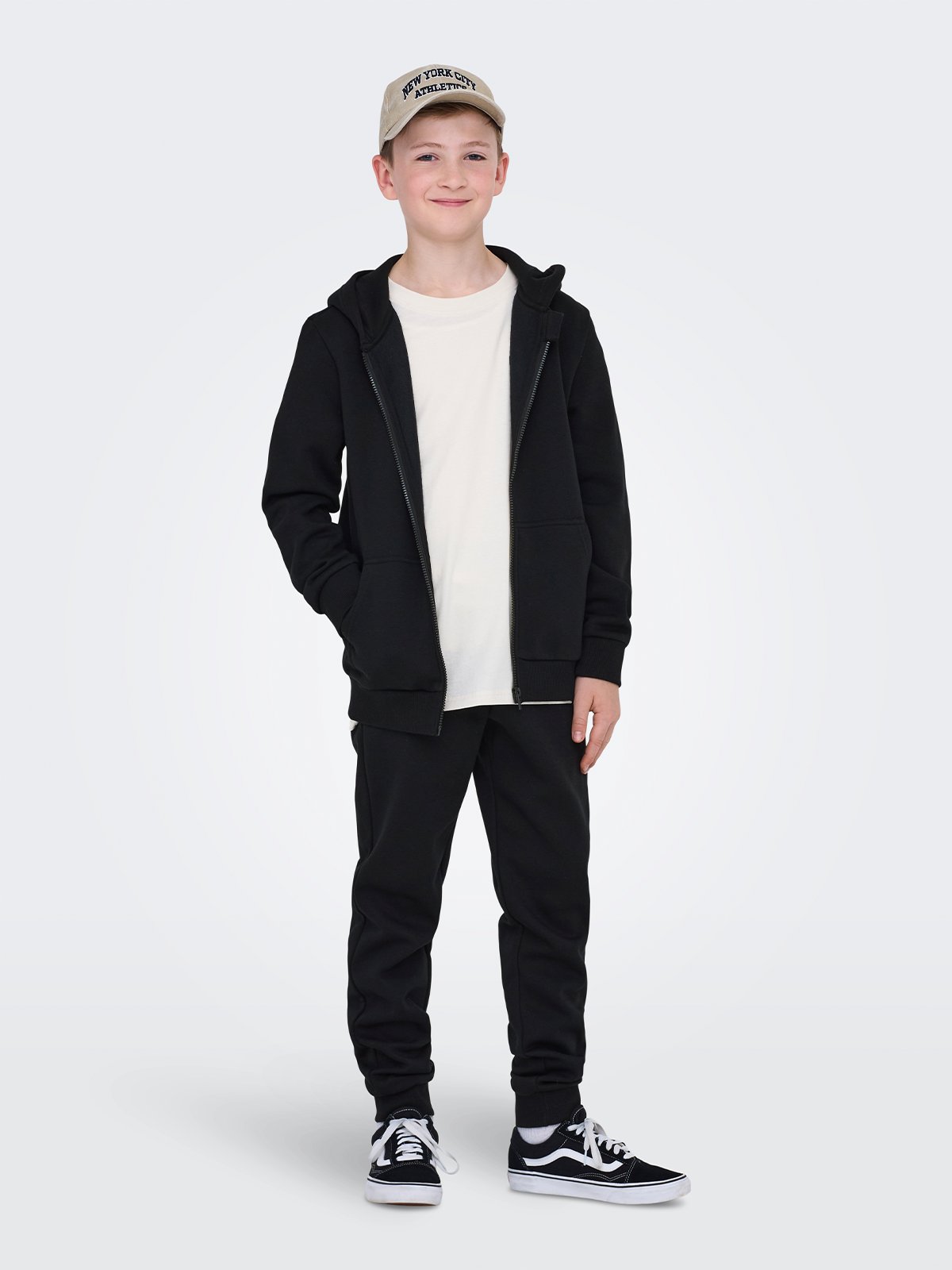 Only & Sons Jr Ceres Zip Hoodie Sweat Black