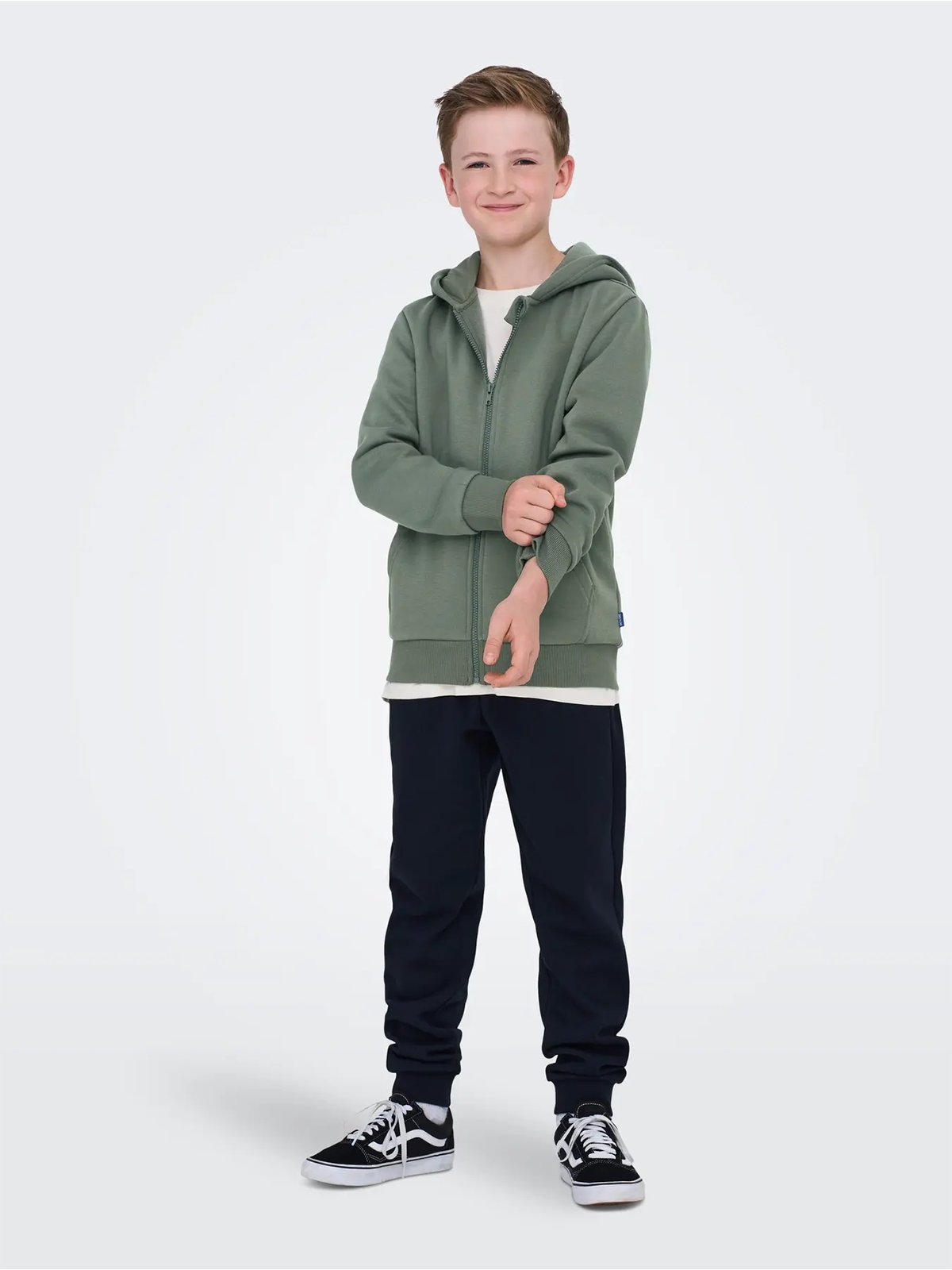 Only & Sons Jr Ceres Zip Hoodie Sweat Castor Gray