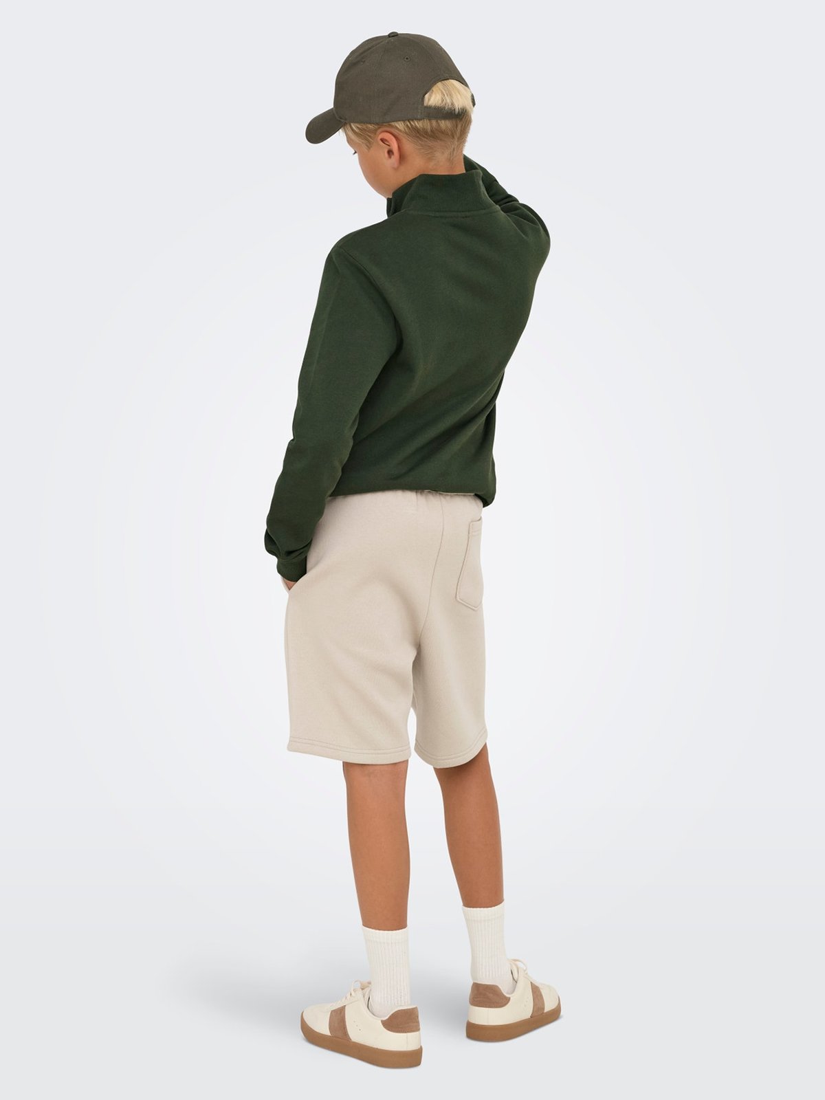 Only & Sons Jr Ceres Shorts Sweat Silver Lining