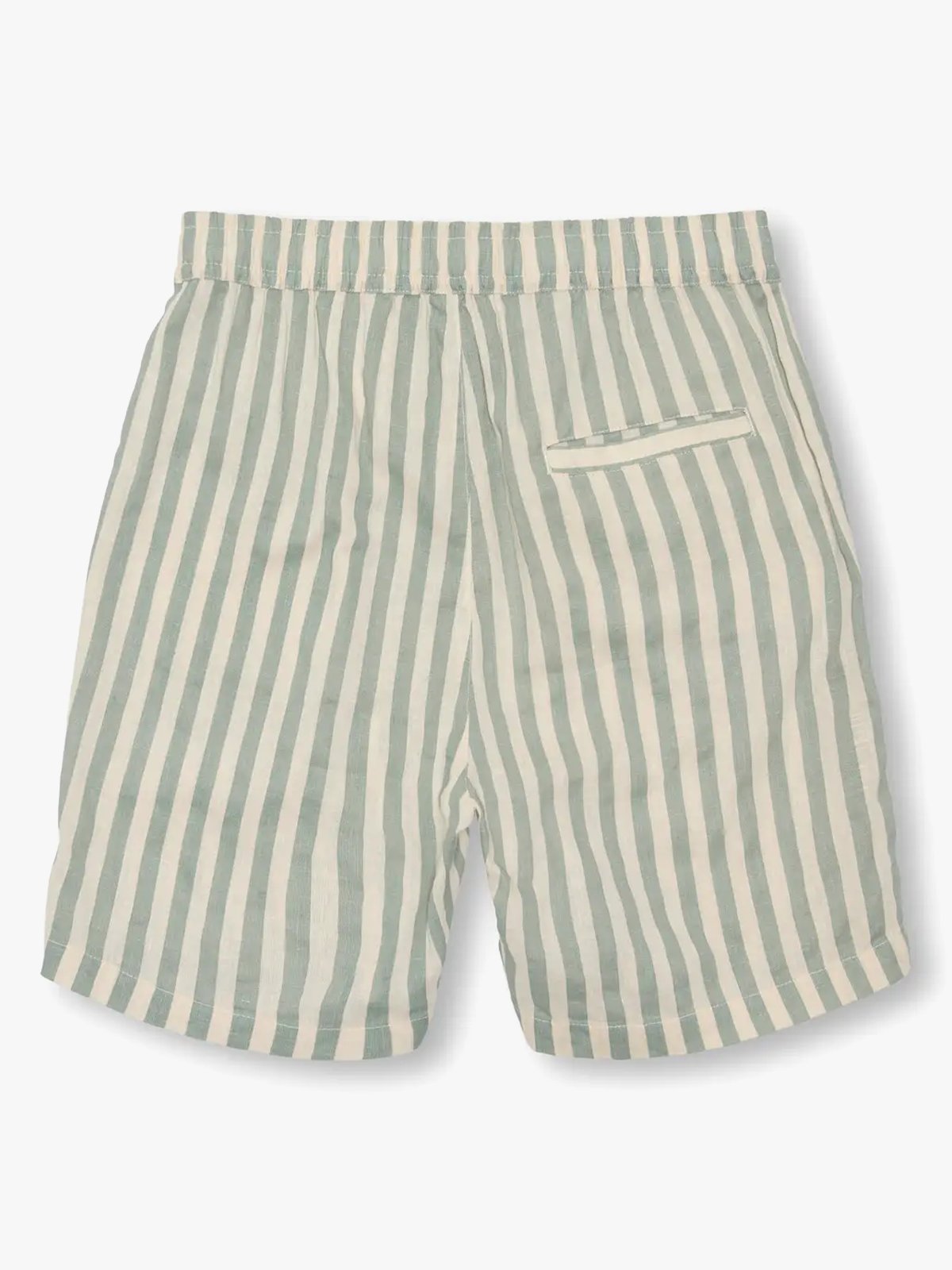 Only & Sons Jr Mattie Striped Shorts Woven Iceberg Green Ecru