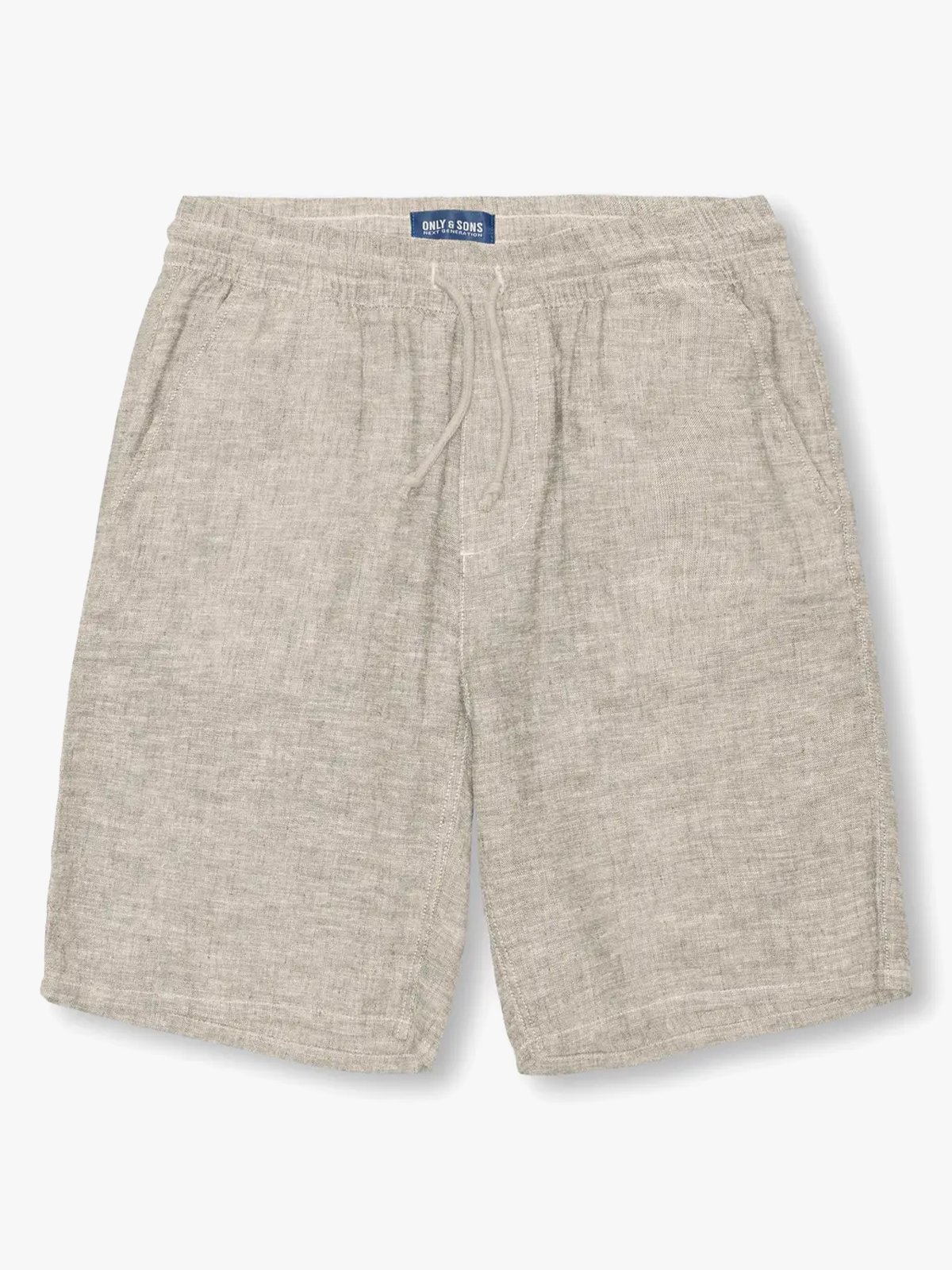 Only & Sons Jr Caiden Life Loose Lin Shorts Woven Chinchilla