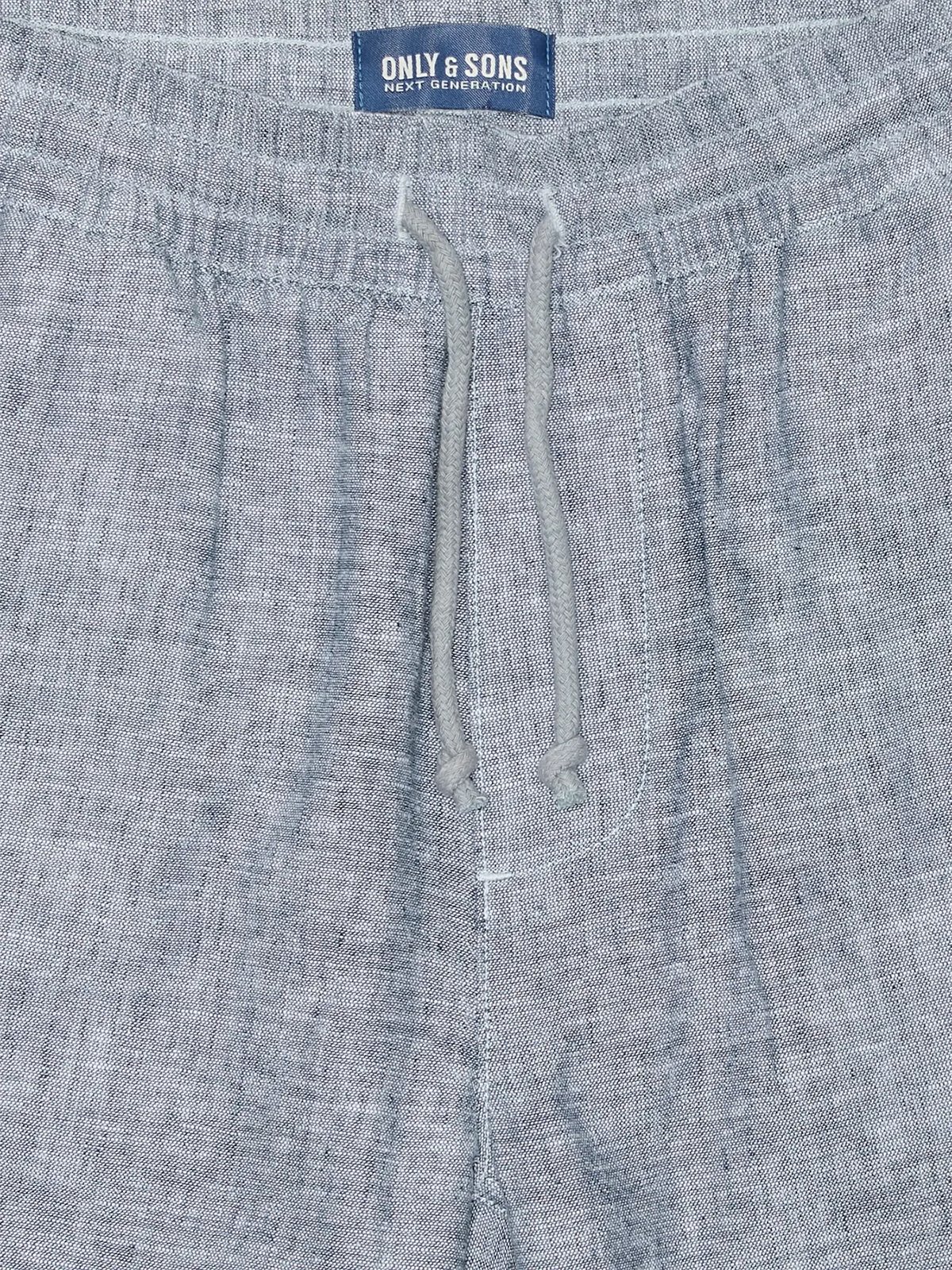 Only & Sons Jr Caiden Life Loose Lin Shorts Woven Dress Blues