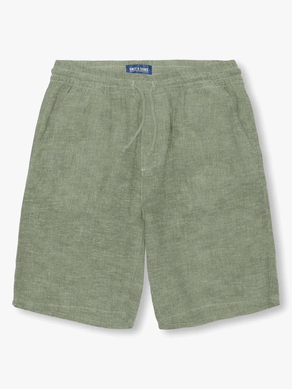 Only & Sons Jr Caiden Life Loose Lin Shorts Woven Swamp