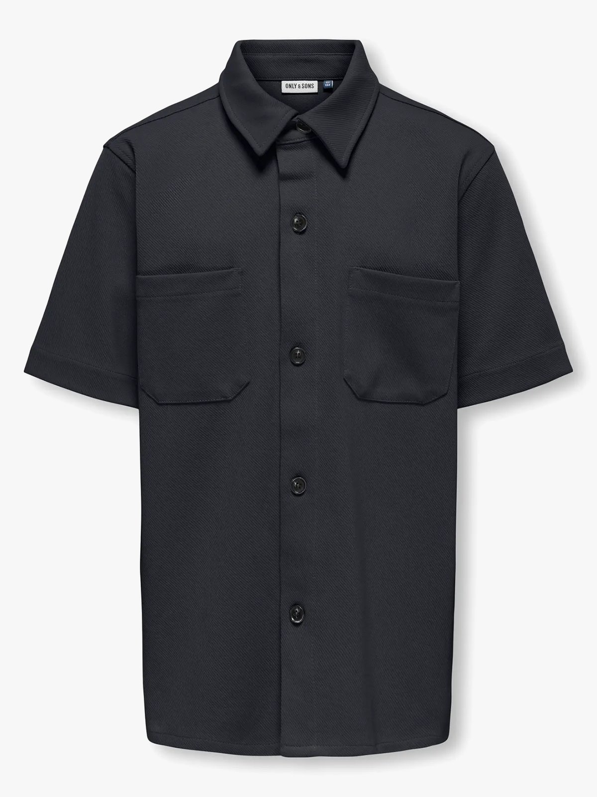 Only & Sons Jr Newkodyl Short Sleeve Shirt Sweat Dark Navy
