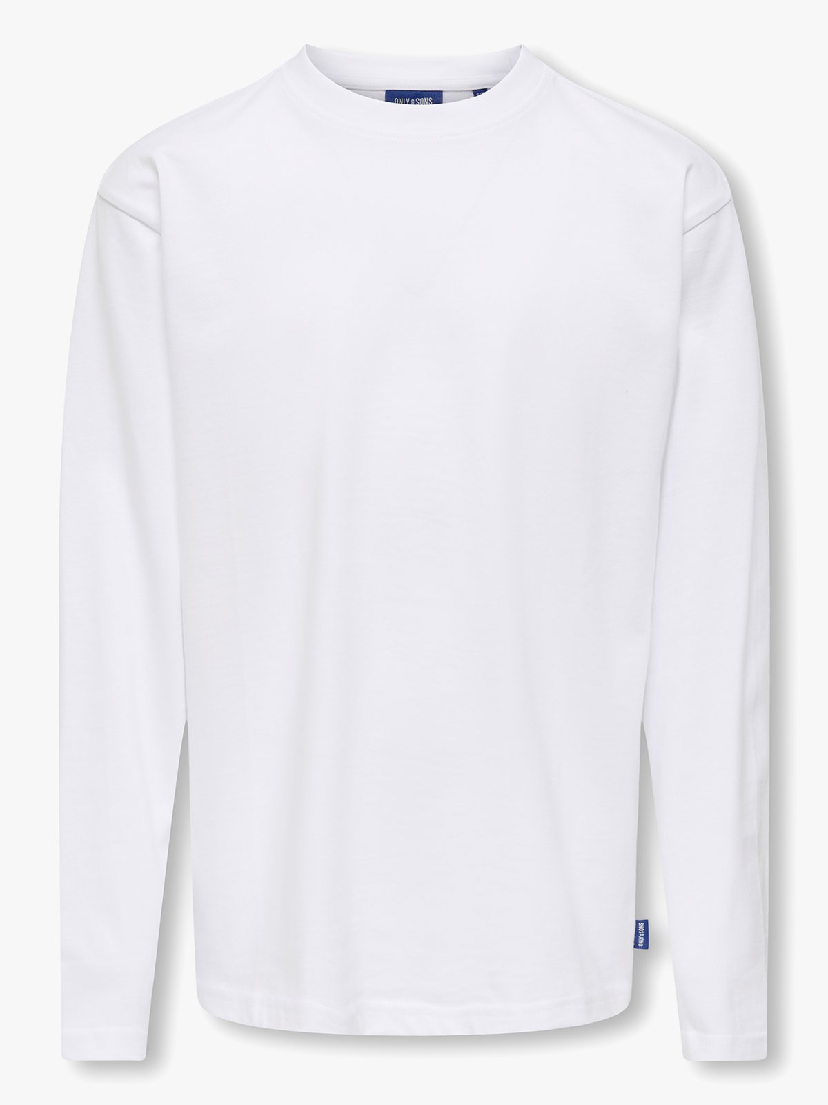 Only & Sons Jr Fred Life Loose Long Sleeve Tee Jrs Bright White