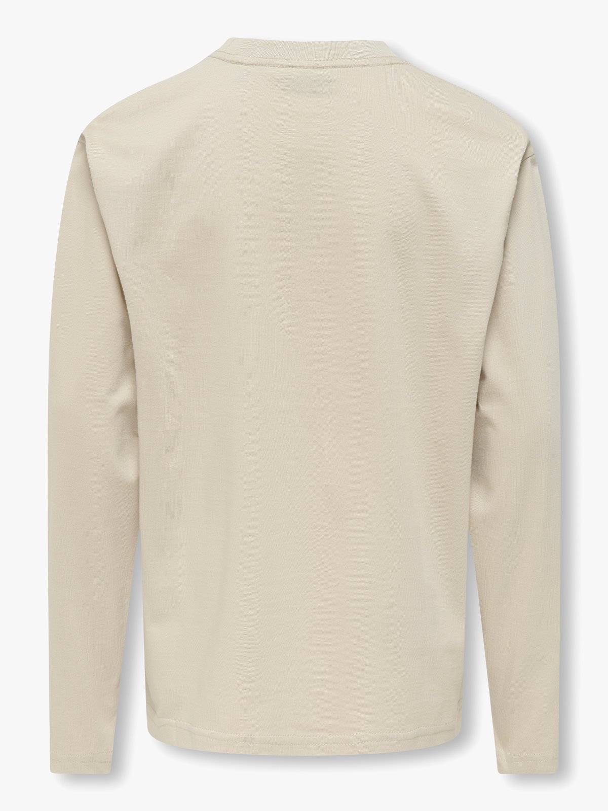 Only & Sons Jr Fred Life Loose Long Sleeve Tee Jrs Silver Lining