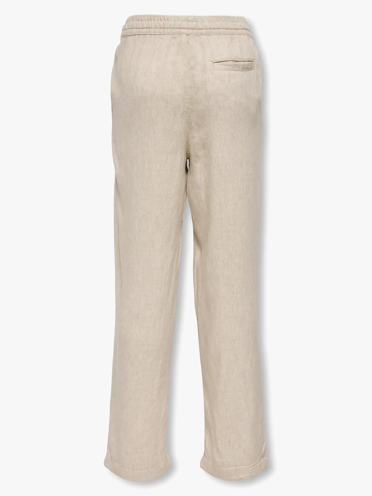Only & Sons Jr Sinus Loose Viscose Linen Pant Oatmeal