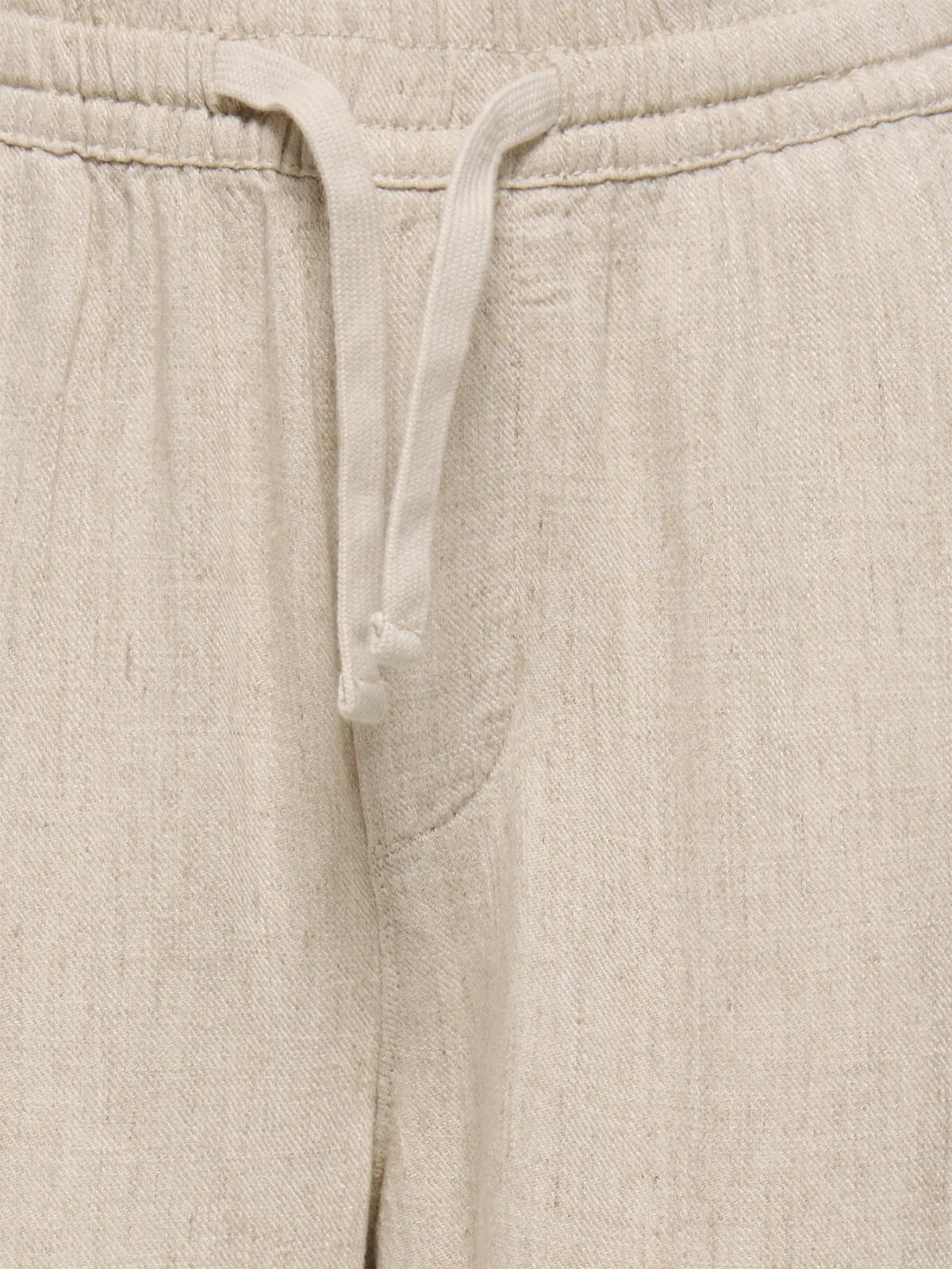 Only & Sons Jr Sinus Loose Viscose Linen Pant Oatmeal