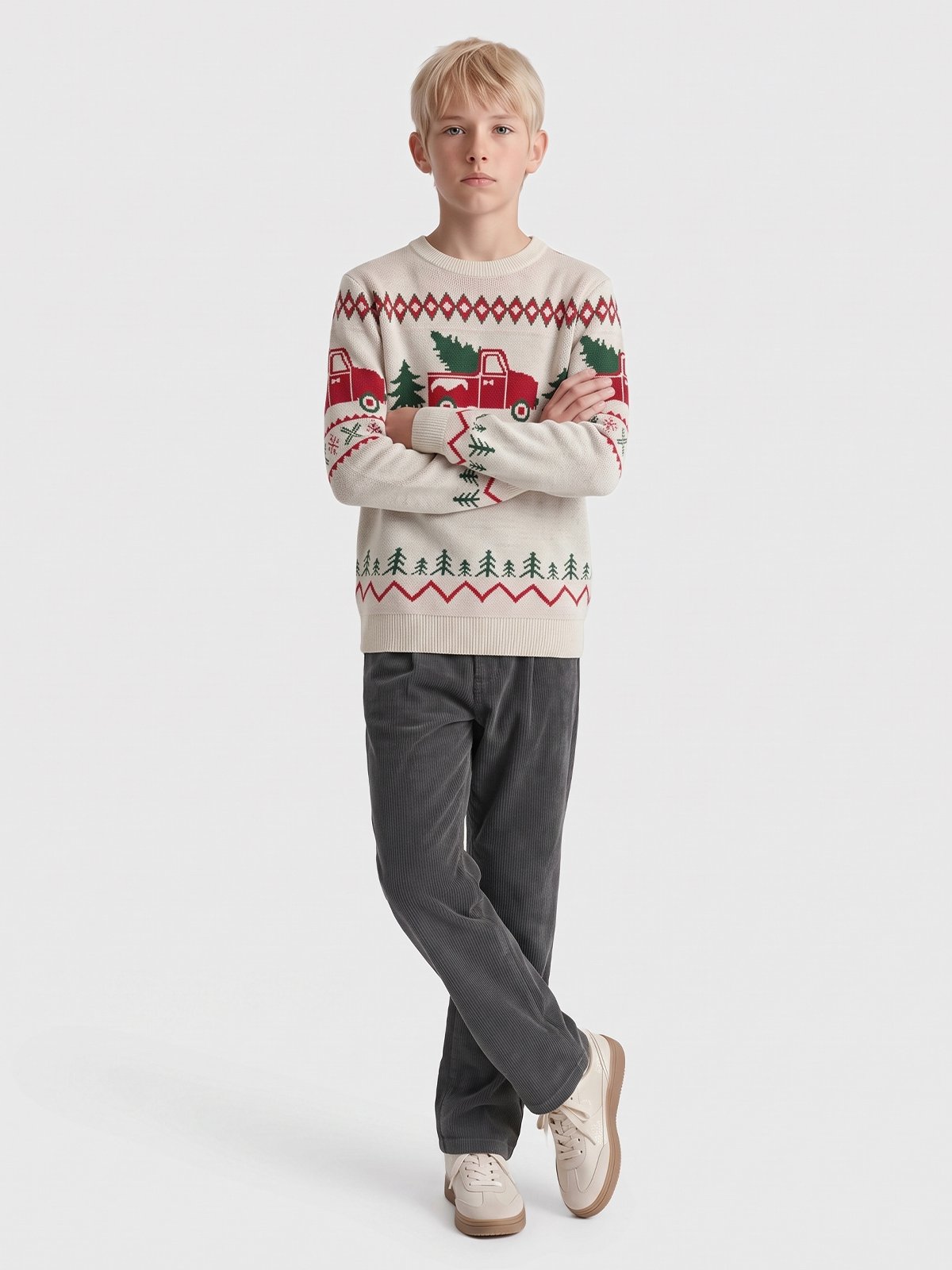 Only & Sons Jr X-Max Crew Silver Lining