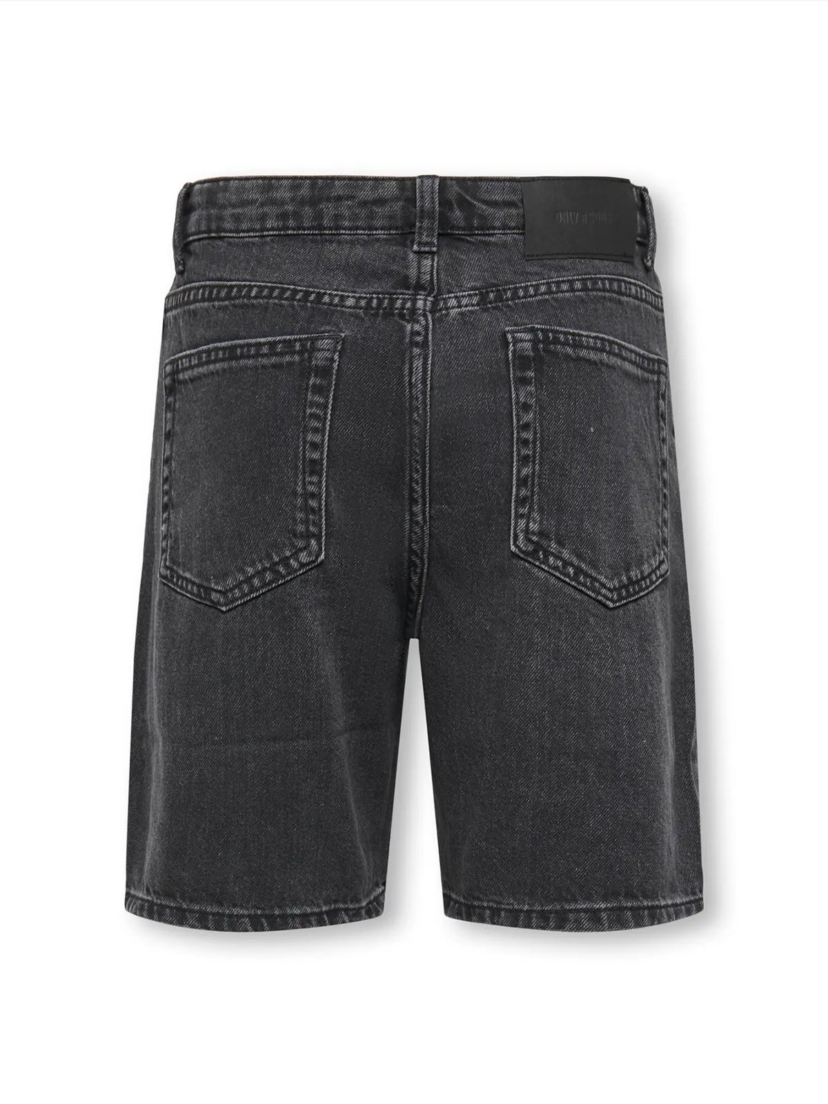 Only & Sons Jr Edge Tai Denim Shorts Washed Black