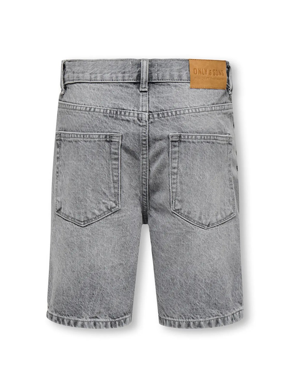 Only & Sons Jr Edge Tai Denim Shorts Medium Grey Denim