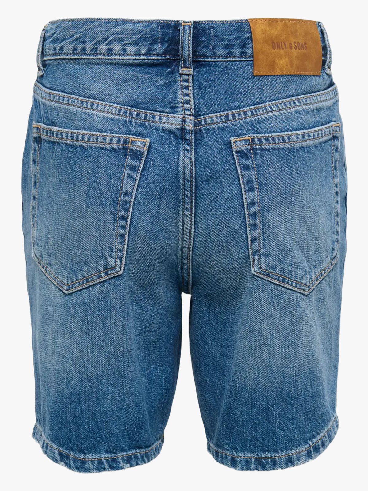 Only & Sons Jr Edge Tai Denim Shorts Medium Blue Denim