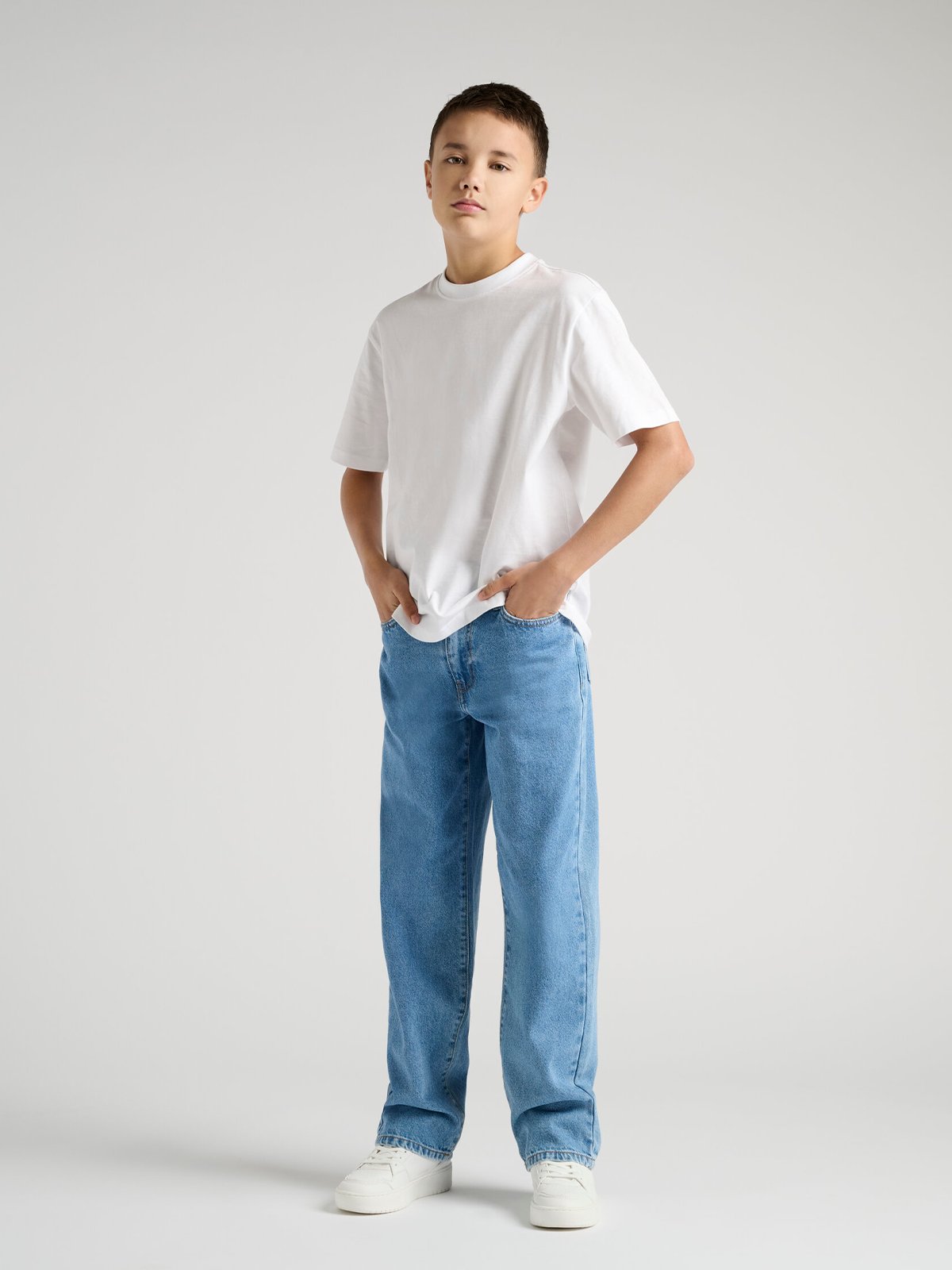 Only & Sons Jr Fade Loose Pim Denim Light Blue Denim