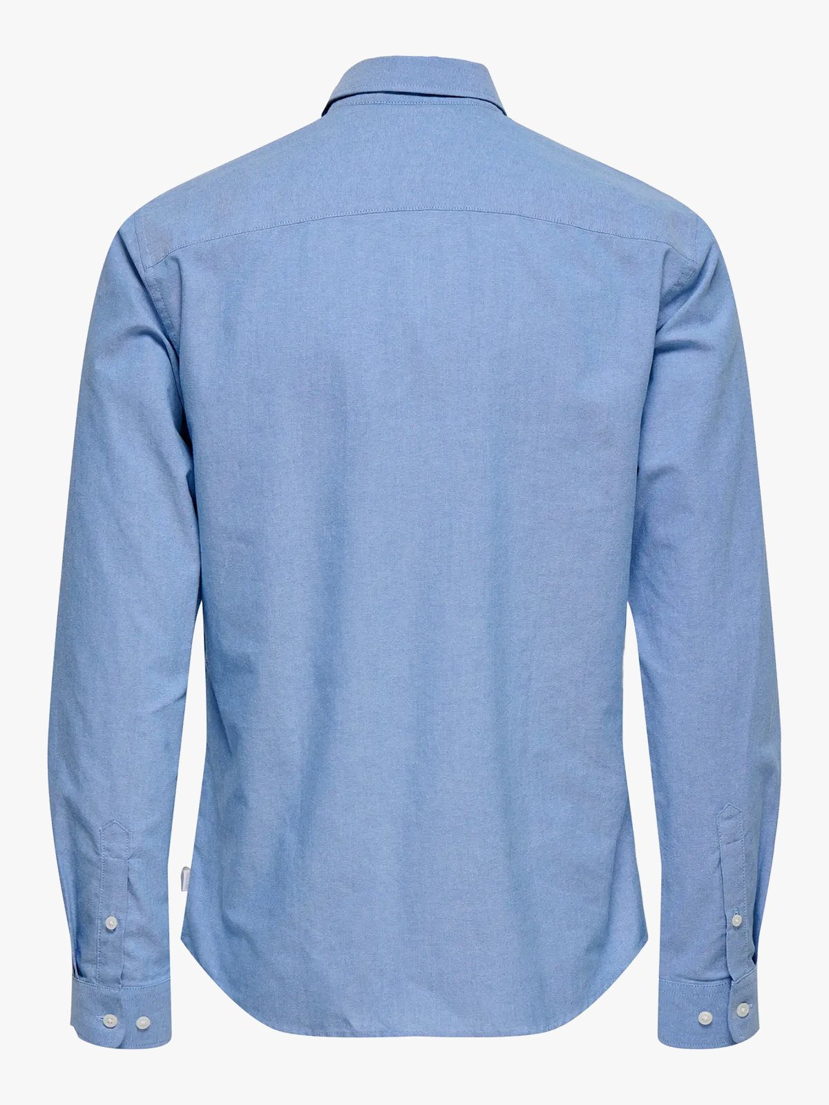 Only & Sons Alvaro Slim Long Sleeve Oxford Shirt Cashmere Blue