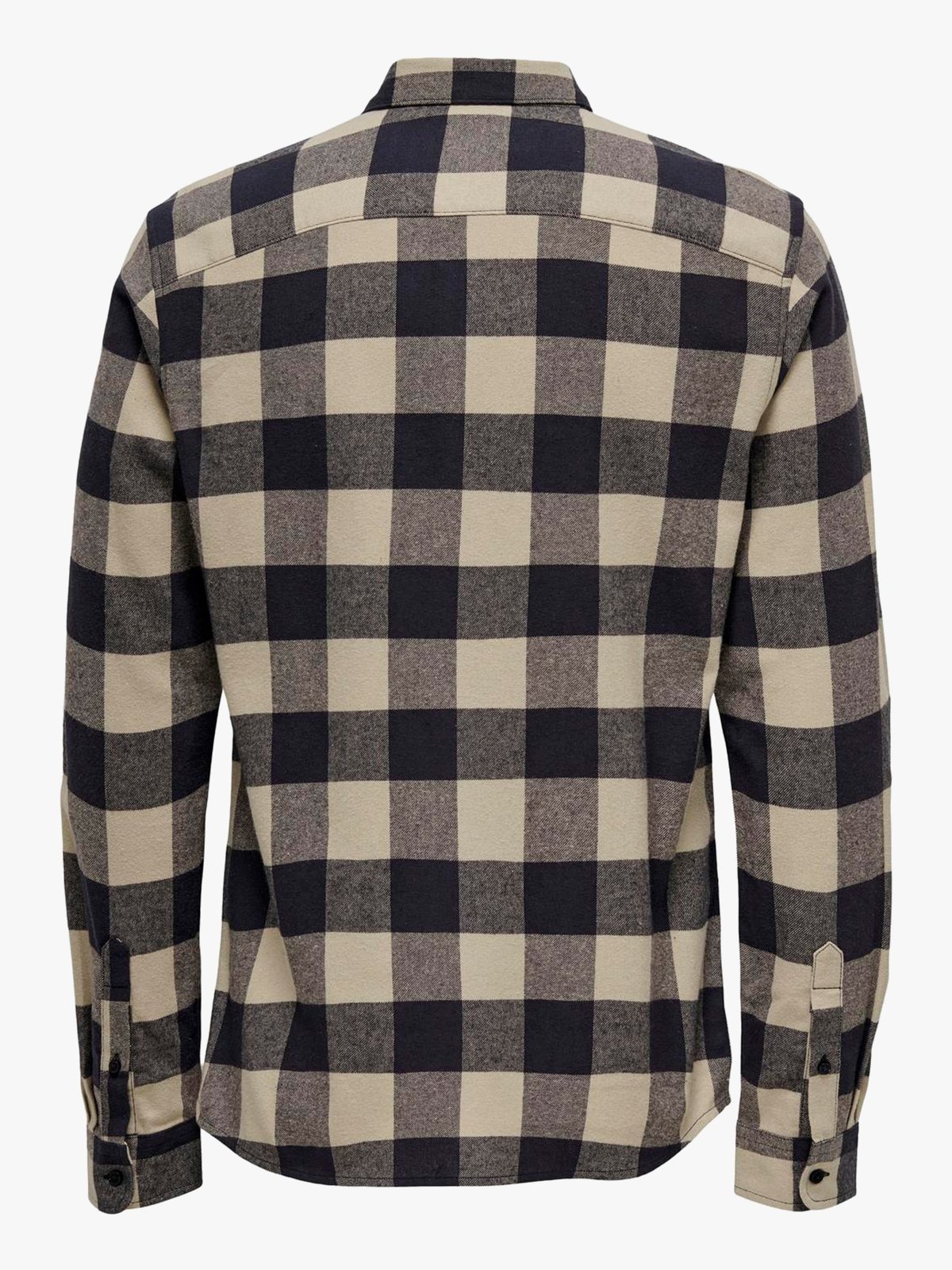 Only & Sons Gudmund Long Sleeve Checked Shirt Dark Navy