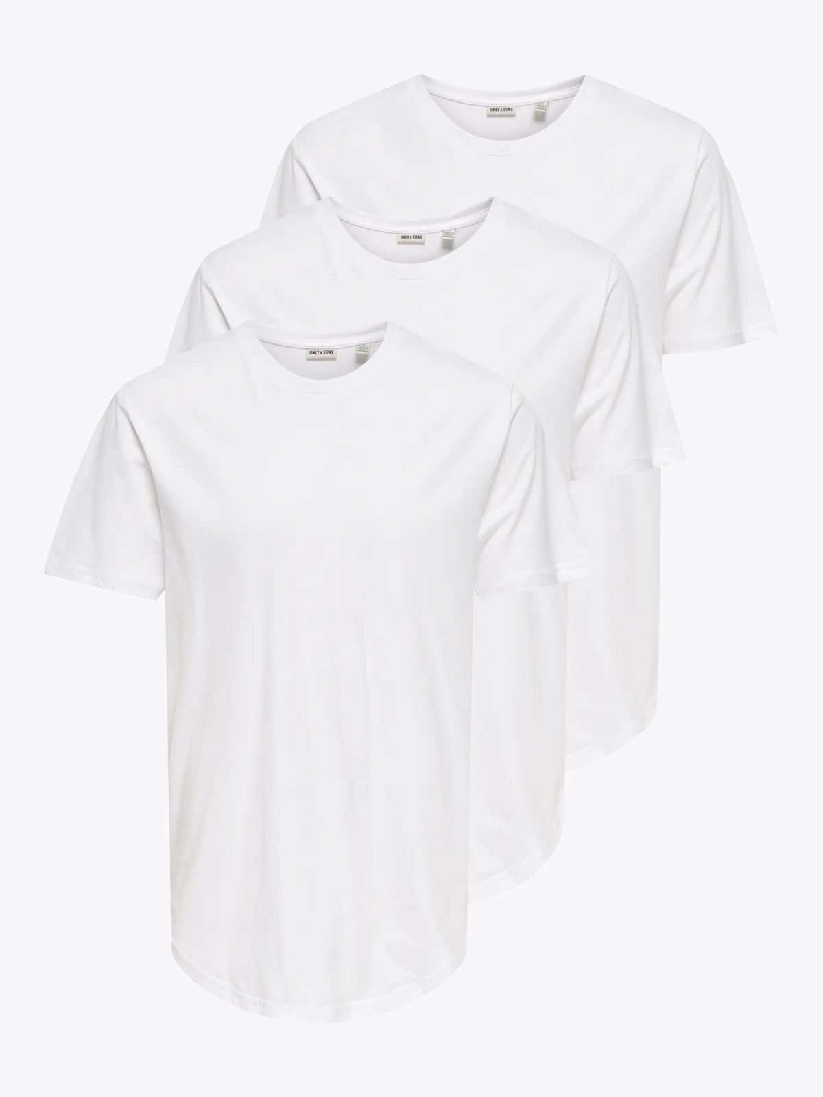 Only & Sons Matt Longy Short Sleeve Tee 3-Pack Flerfarget
