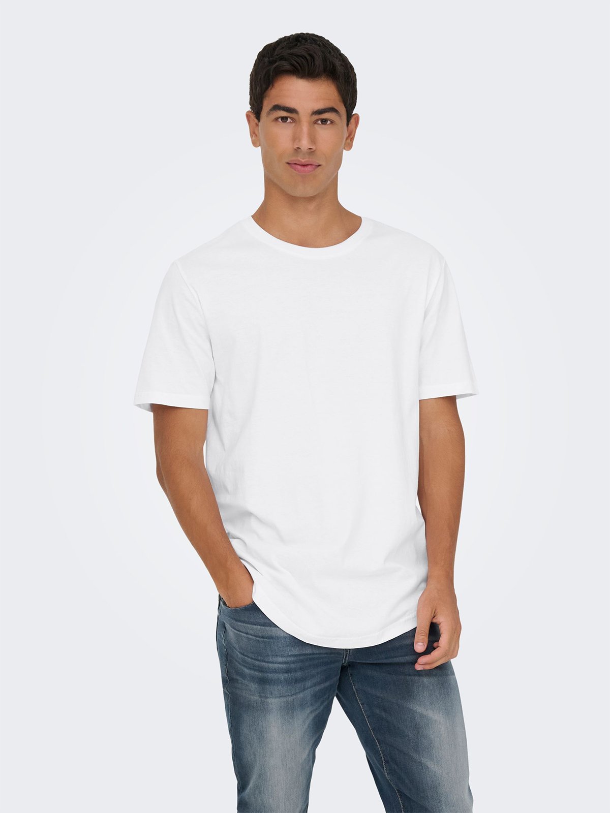 Only & Sons Matt Longy Short Sleeve Tee 3-Pack White