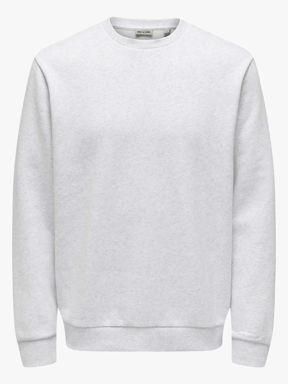 Only & Sons Ceres Crew Neck Super Light Grey Melange