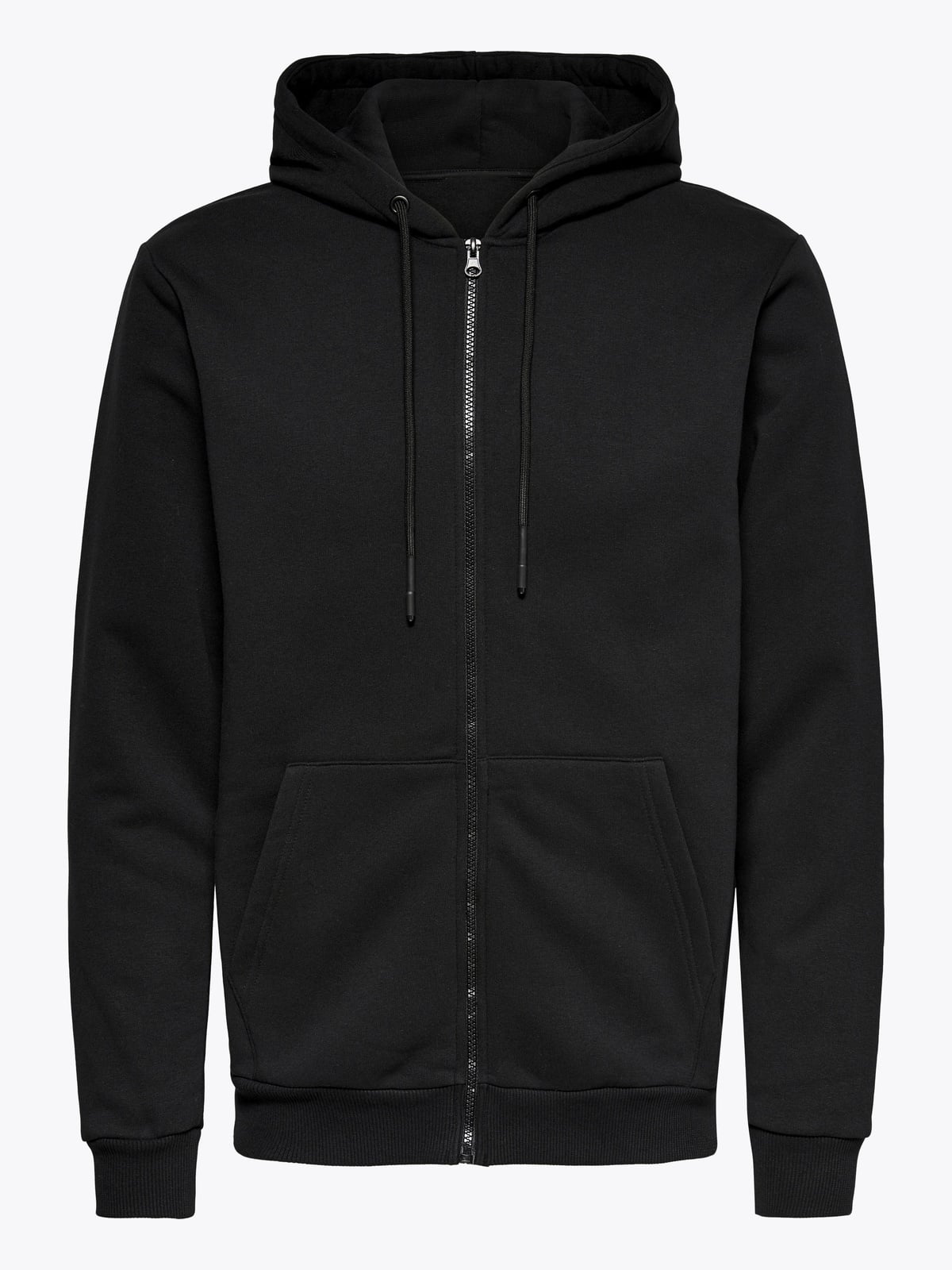 Only & Sons Ceres Zip Thr. Hoodie Sweat Sort