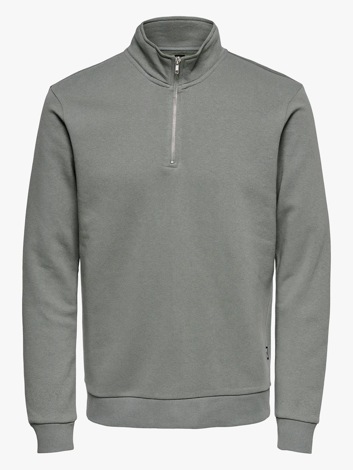 Only & Sons Ceres Half Zip Sweat Castor Gray