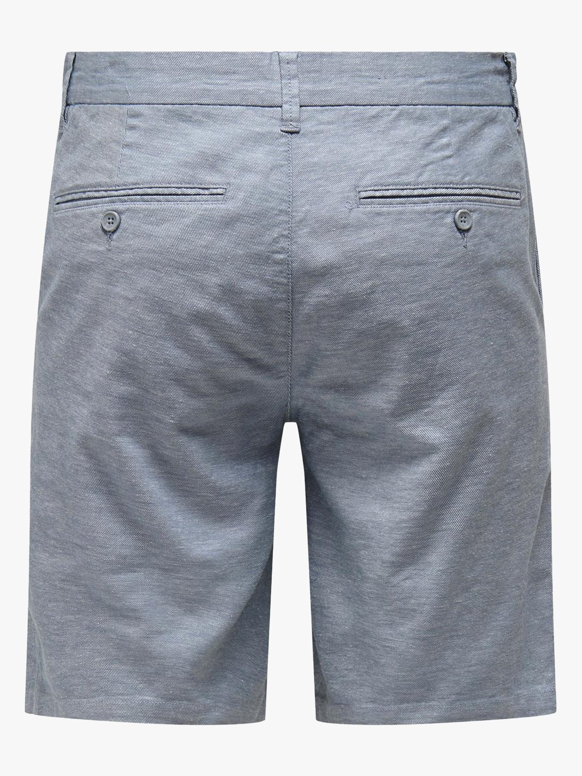 Only & Sons Mark Cotton Linen Shorts Flint Stone