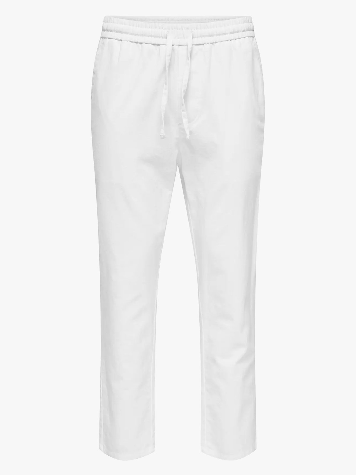 Only & Sons Linus Crop Pants Bright White