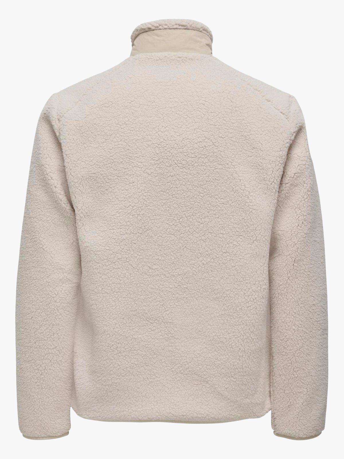 Only & Sons Dallas Sherpa Jacket Silver Lining