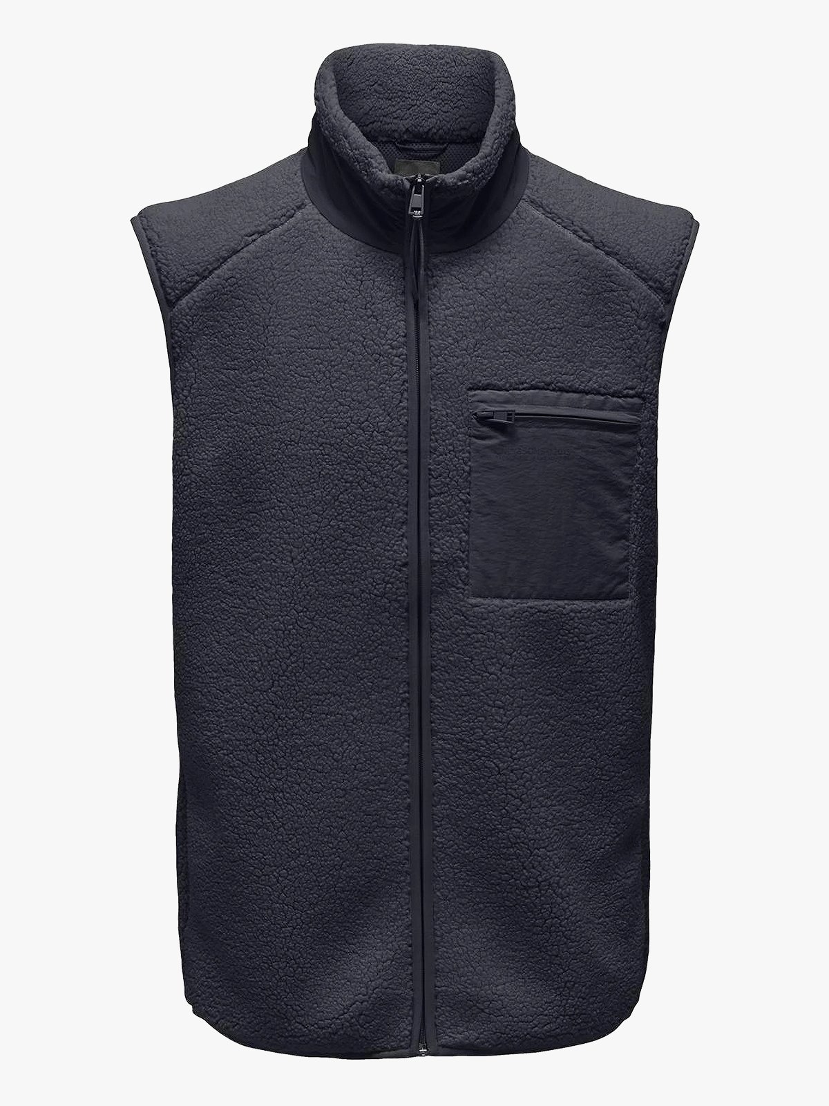 Only & Sons Dallas Sherpa Vest Dark Navy
