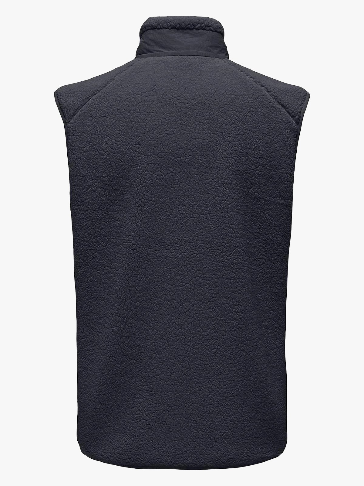 Only & Sons Dallas Sherpa Vest Dark Navy