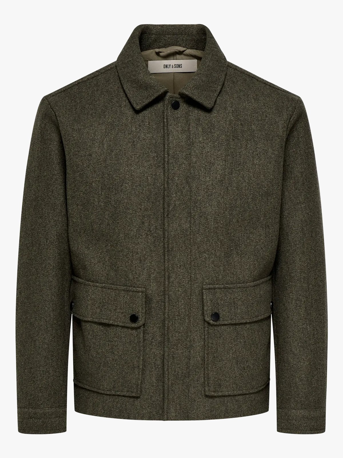 Only & Sons Connor Life Jacket Bungee Cord Melange