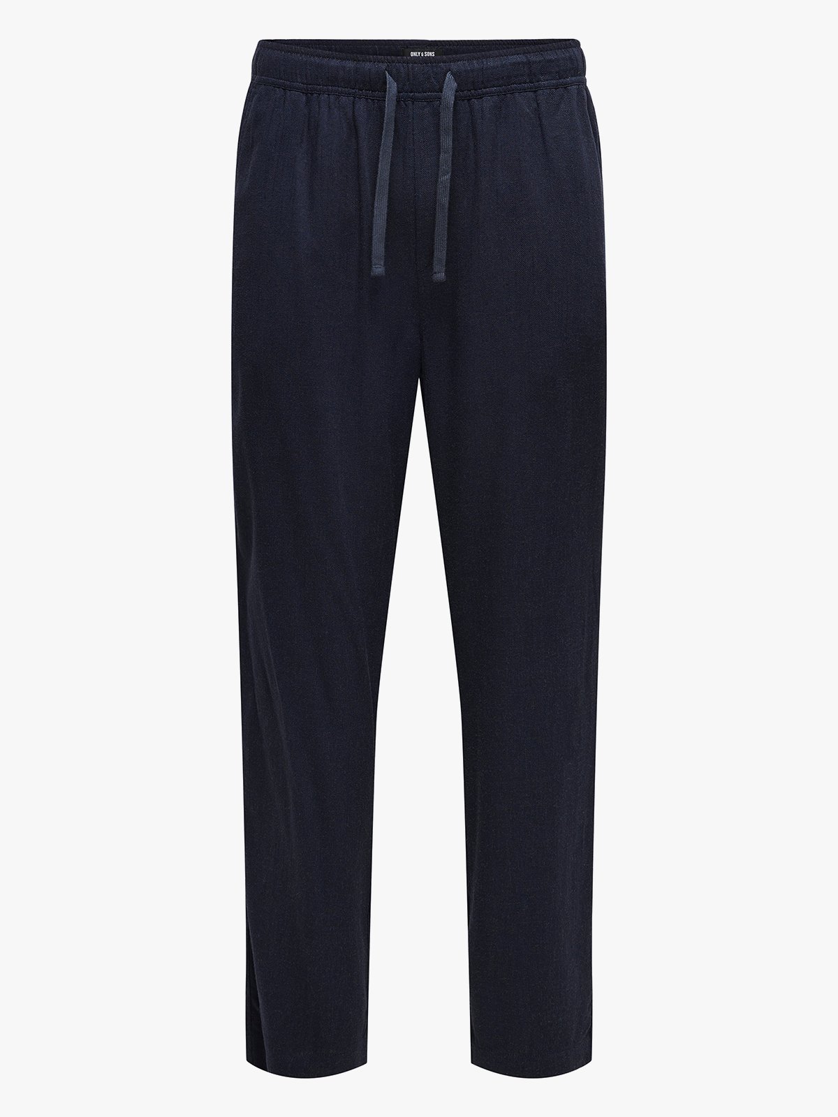 Only & Sons Sinus Loose Visc Lin Pnt Dark Navy