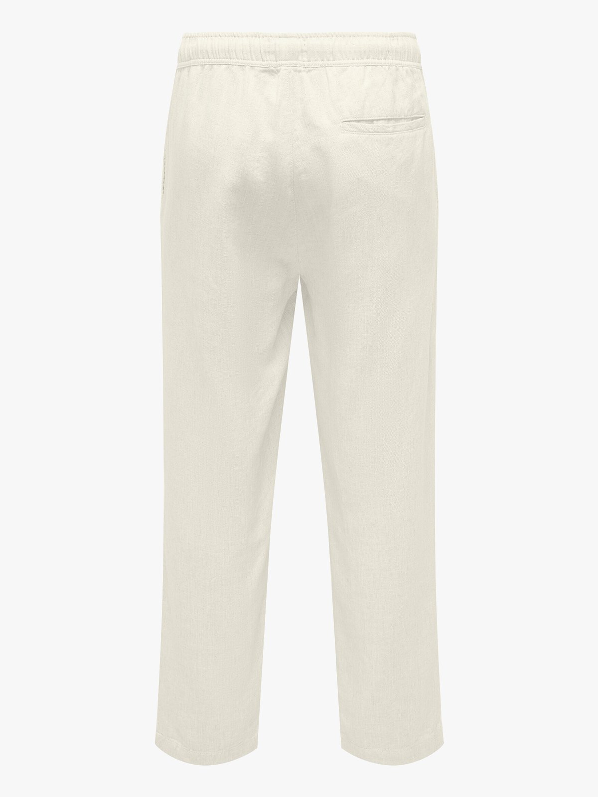 Only & Sons Sinus Loose Visc Lin Pnt White
