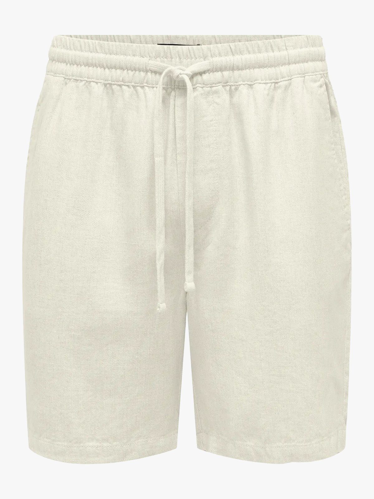 Only & Sons Tel Viscose Lin Shorts White