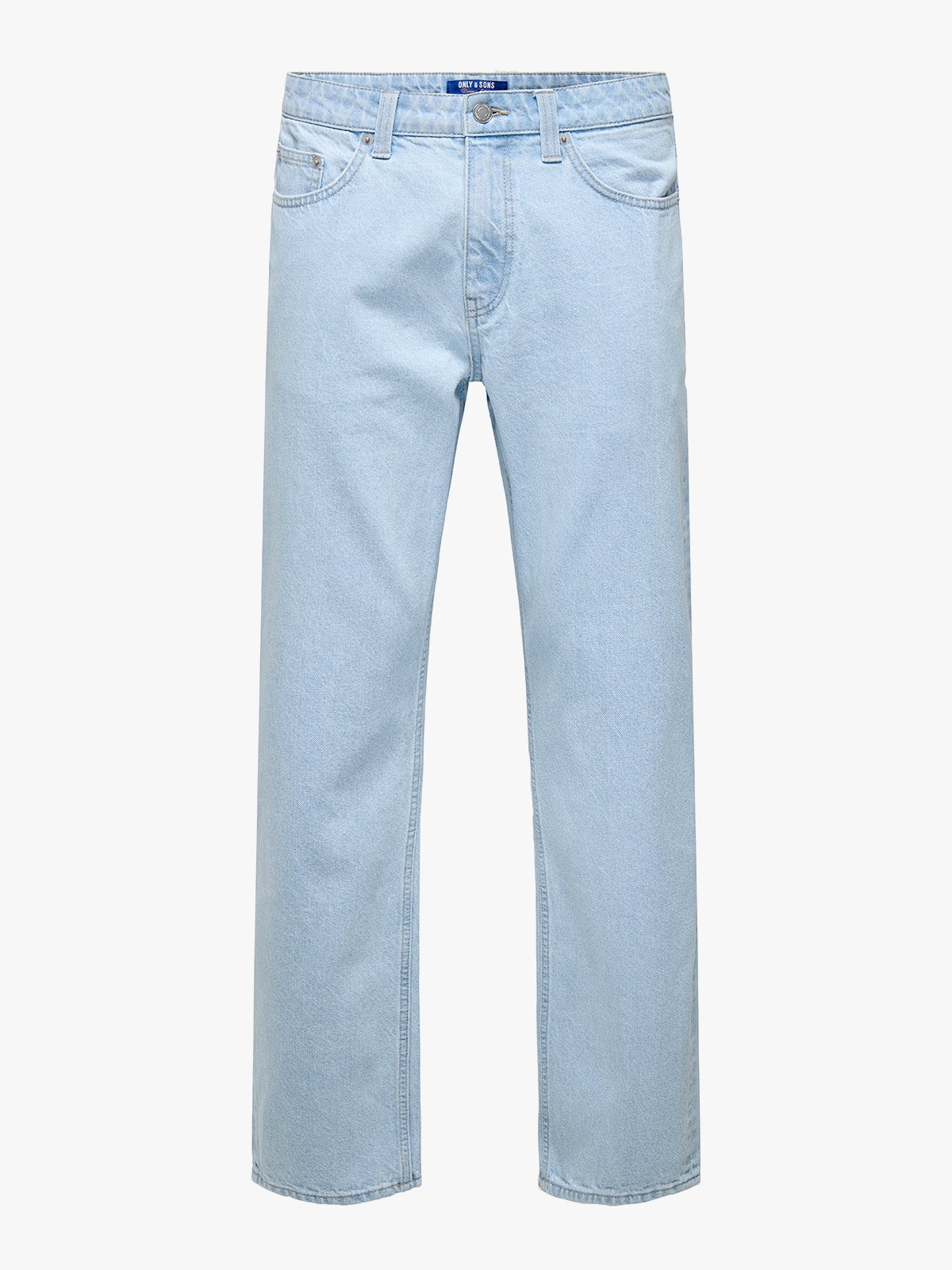 Only & Sons Edge Straight Jeans Light Blue Denim