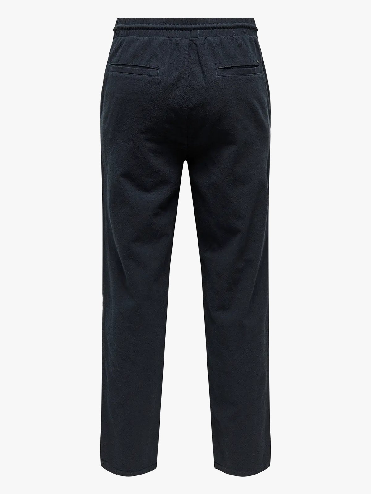 Only & Sons Sinus Loose Cotton Linen Pant Dark Navy