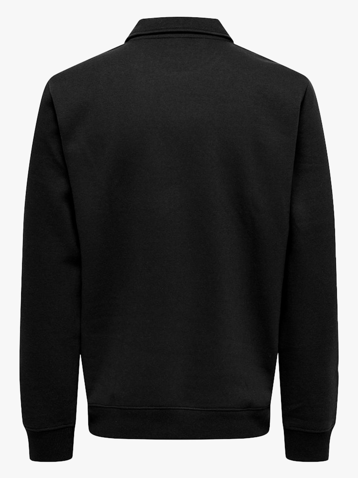 Only & Sons Ceres 1/4 Zip Sweat Polo Black