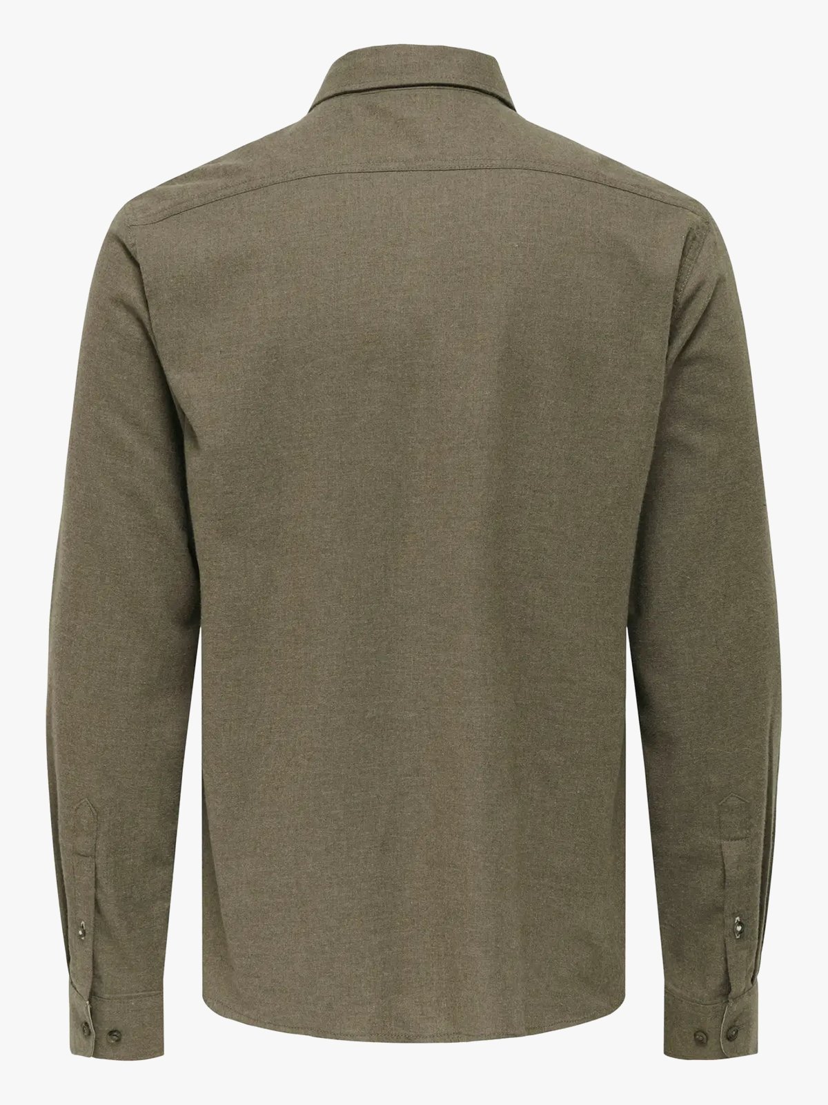 Only & Sons Road Life Reg Melange Long Sleeve Shirt Falcon