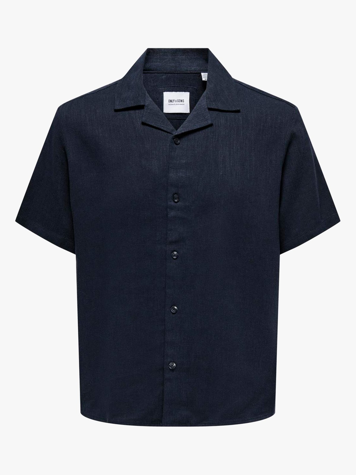 Only & Sons Kari Resort Short Sleeve Shirt Dark Navy