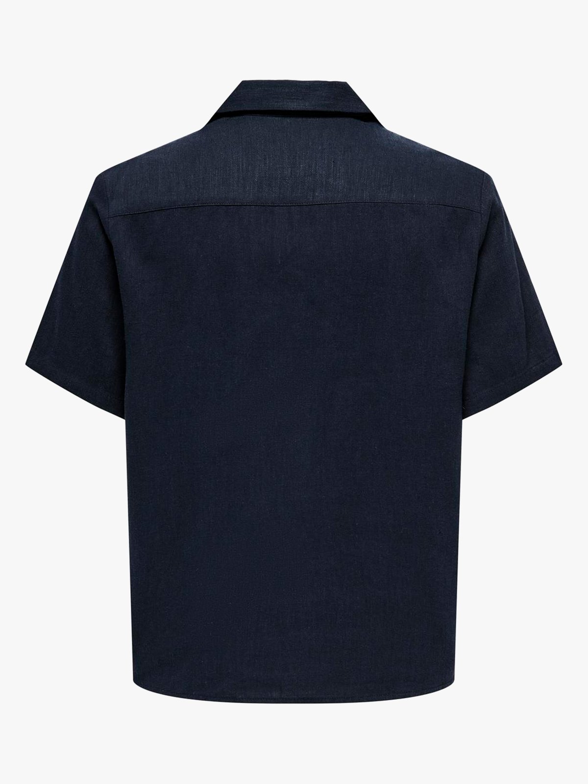 Only & Sons Kari Resort Short Sleeve Shirt Dark Navy