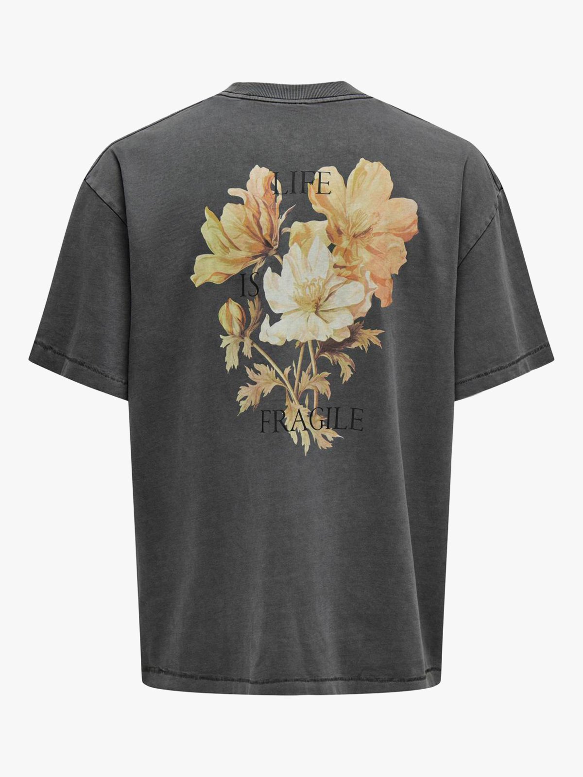 Only & Sons Aarav Life Short Sleeve Tee Grå