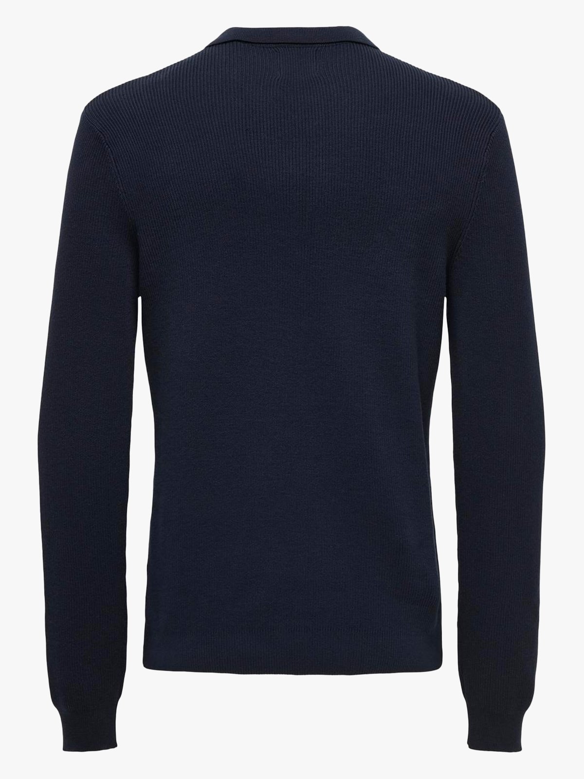 Only & Sons Phill Reg Rib Long Sleeve Polo Knit Parisian Night